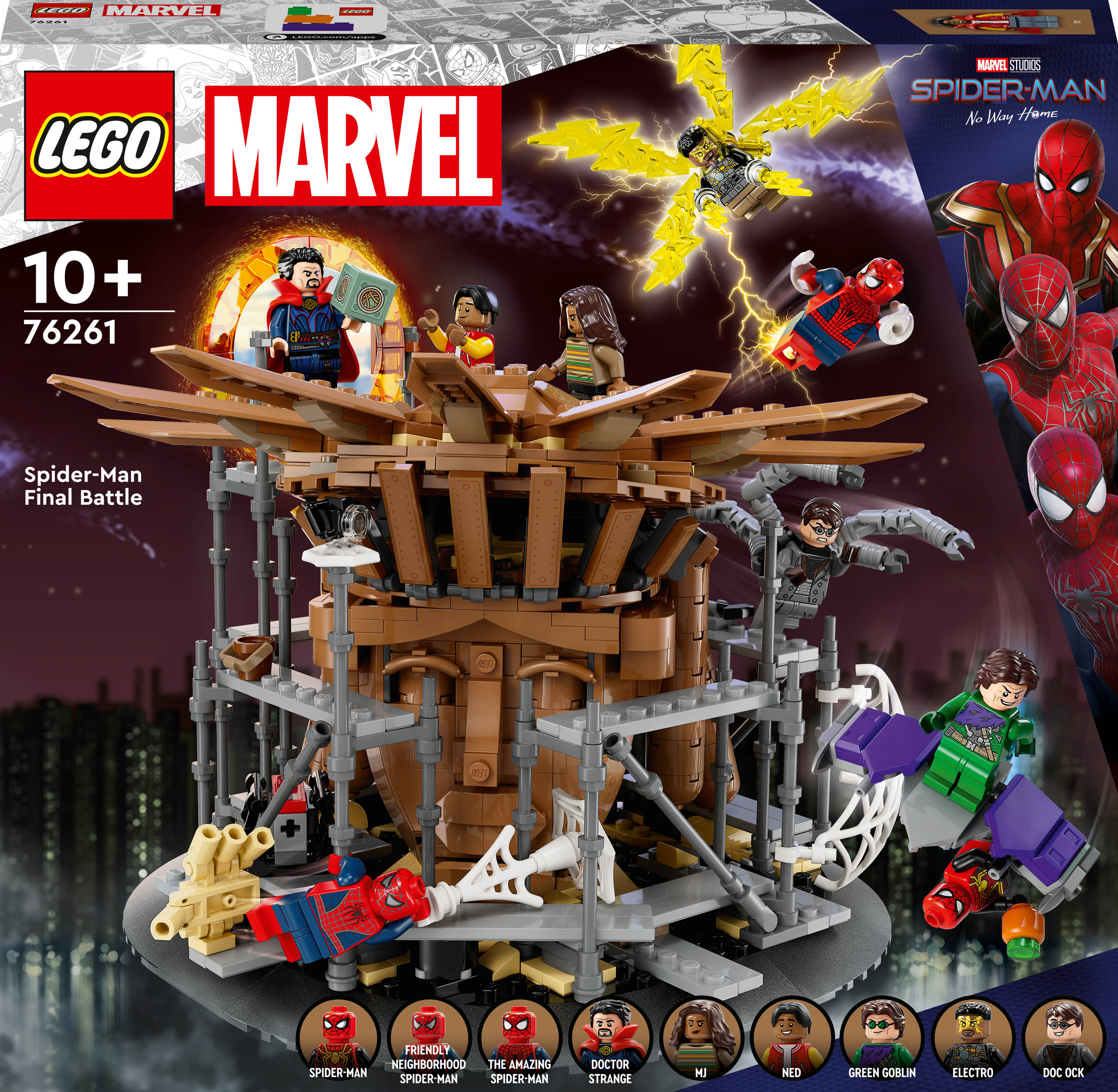 Акція на Конструктор LEGO Marvel Вирішальний бій Людини-Павука (76261) від Будинок іграшок