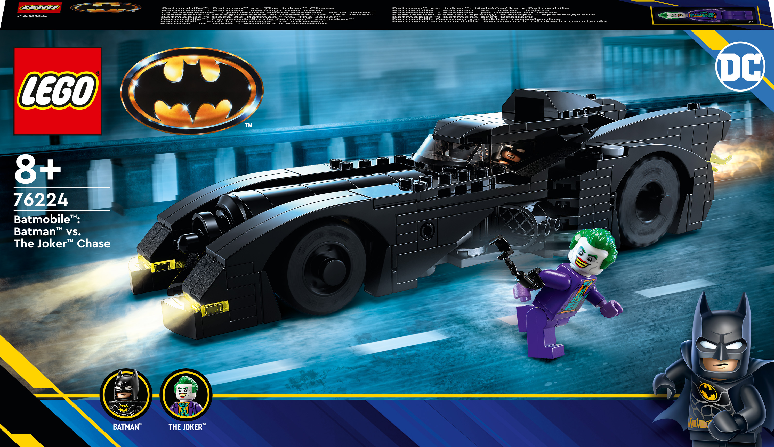 Акція на Конструктор LEGO DC Batman Бетмобіль: Переслідування. Бетмен проти Джокера (76224) від Будинок іграшок