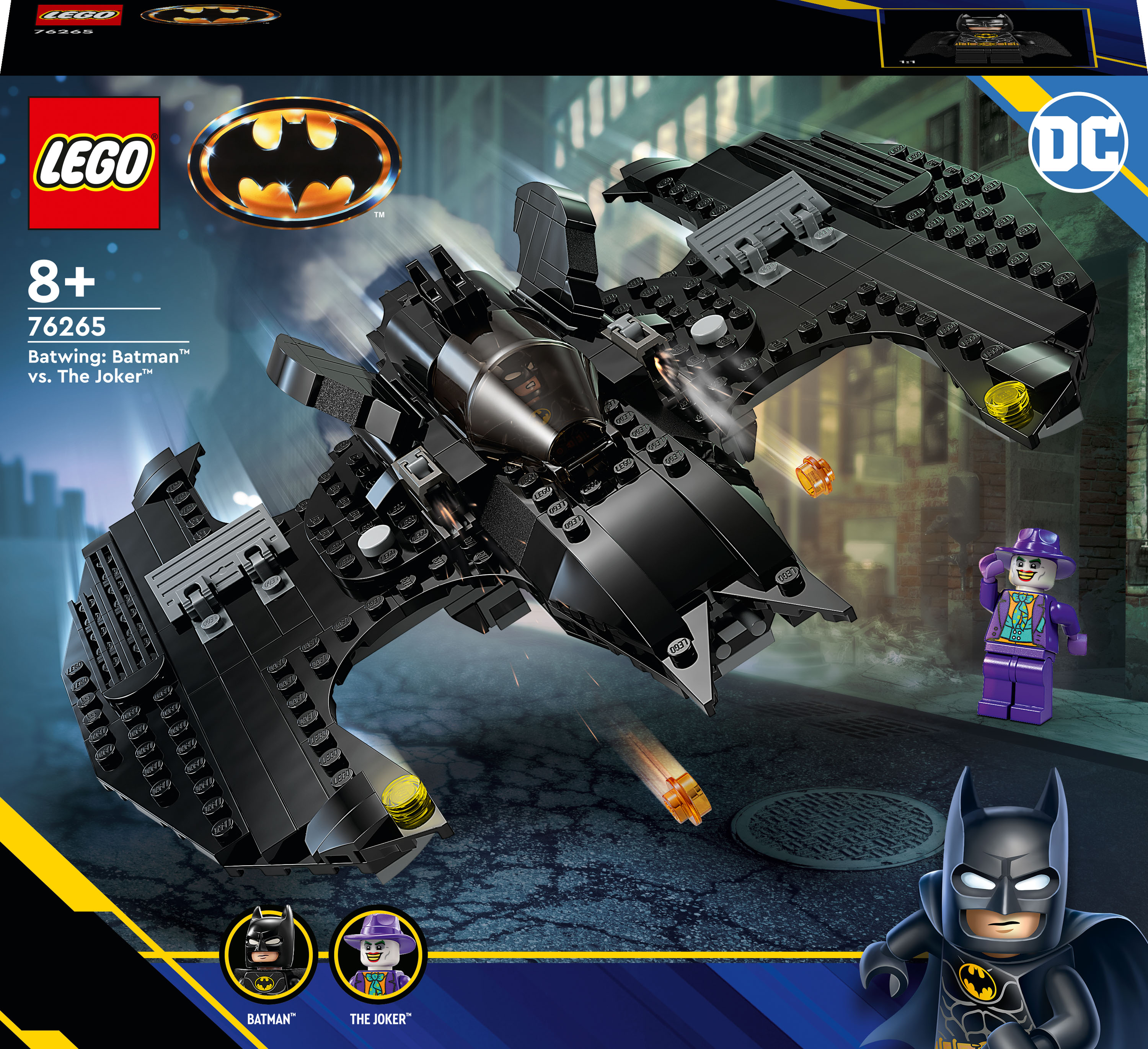 Акція на Конструктор LEGO DC Batman Бетмоліт: Бетмен проти Джокера (76265) від Будинок іграшок