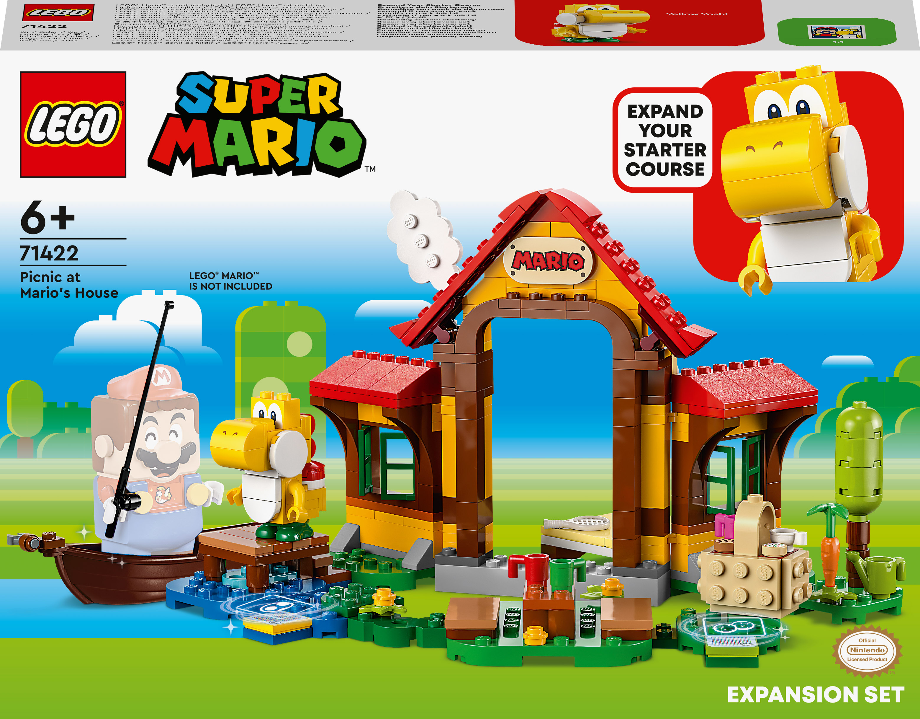 

Конструктор LEGO Super Mario Пікнік у будинку Маріо. Додатковий набір (71422)