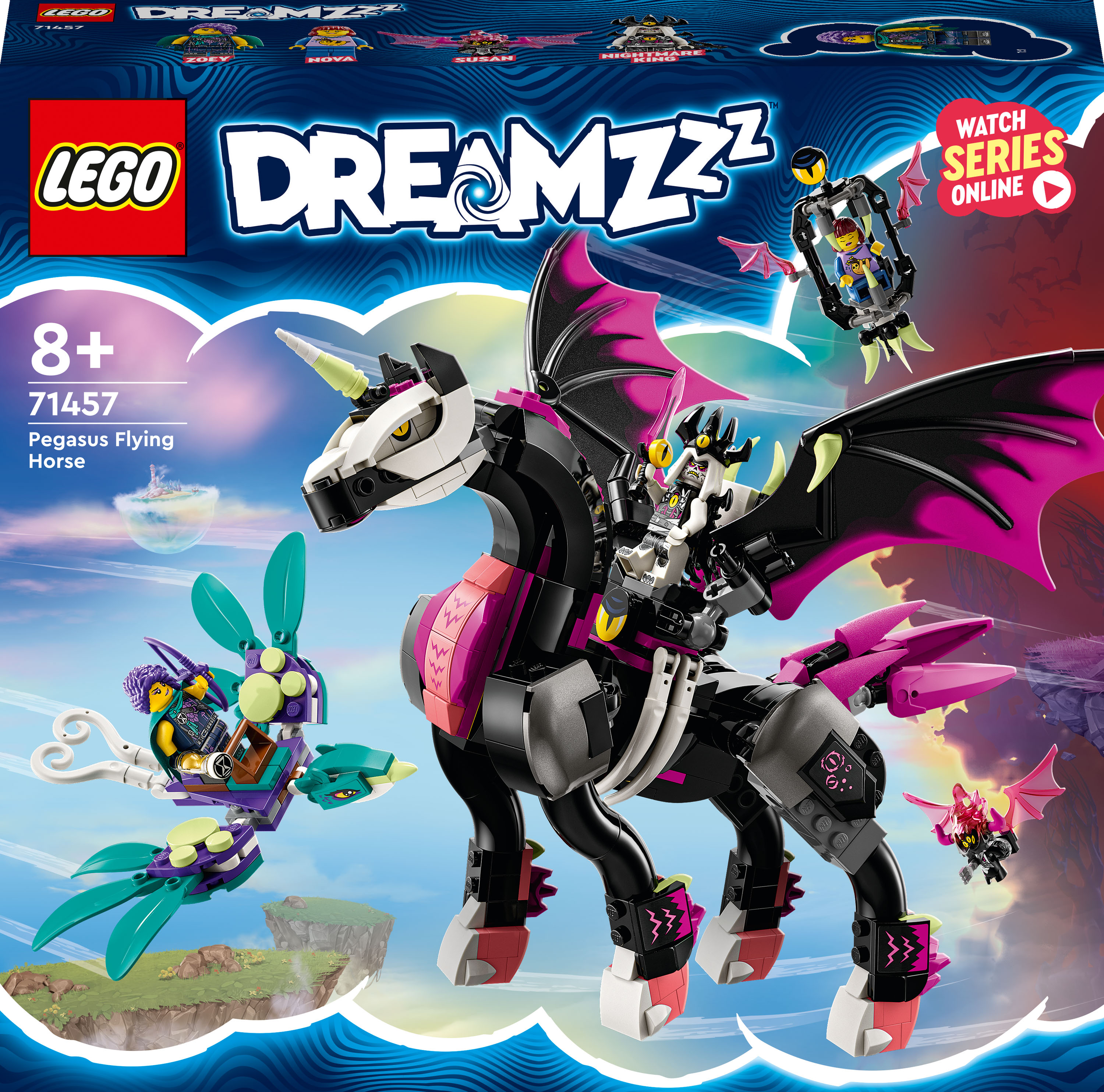 Конструктор LEGO DREAMZzz Летючий кінь Пегас (71457) купити в Києві ...