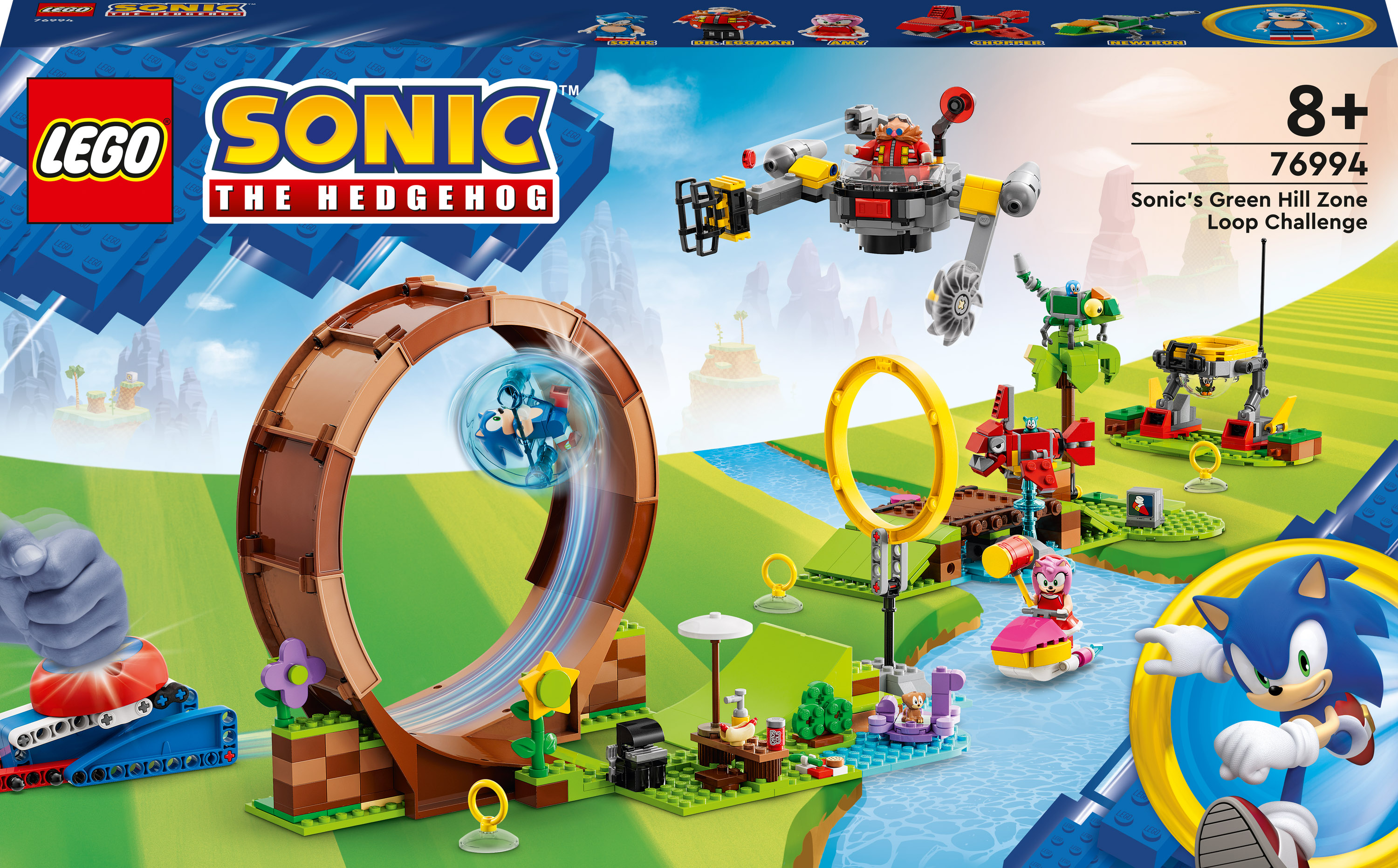 Акція на Конструктор LEGO Sonic the Hedgehog Змагання петлі Соніка на зеленому пагорбі (76994) від Будинок іграшок