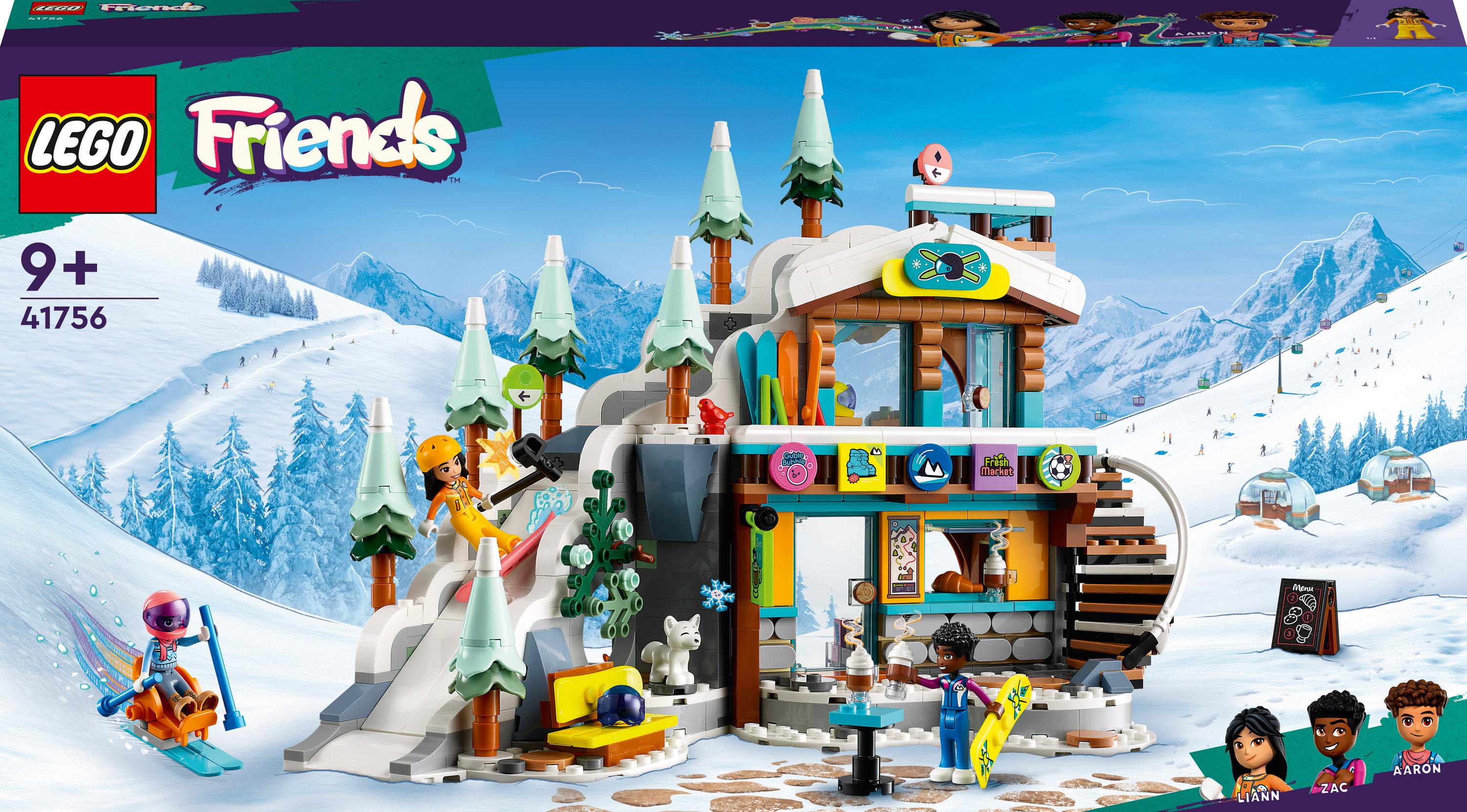 

Конструктор LEGO Friends Святкова гірськолижна траса й кафе (41756)
