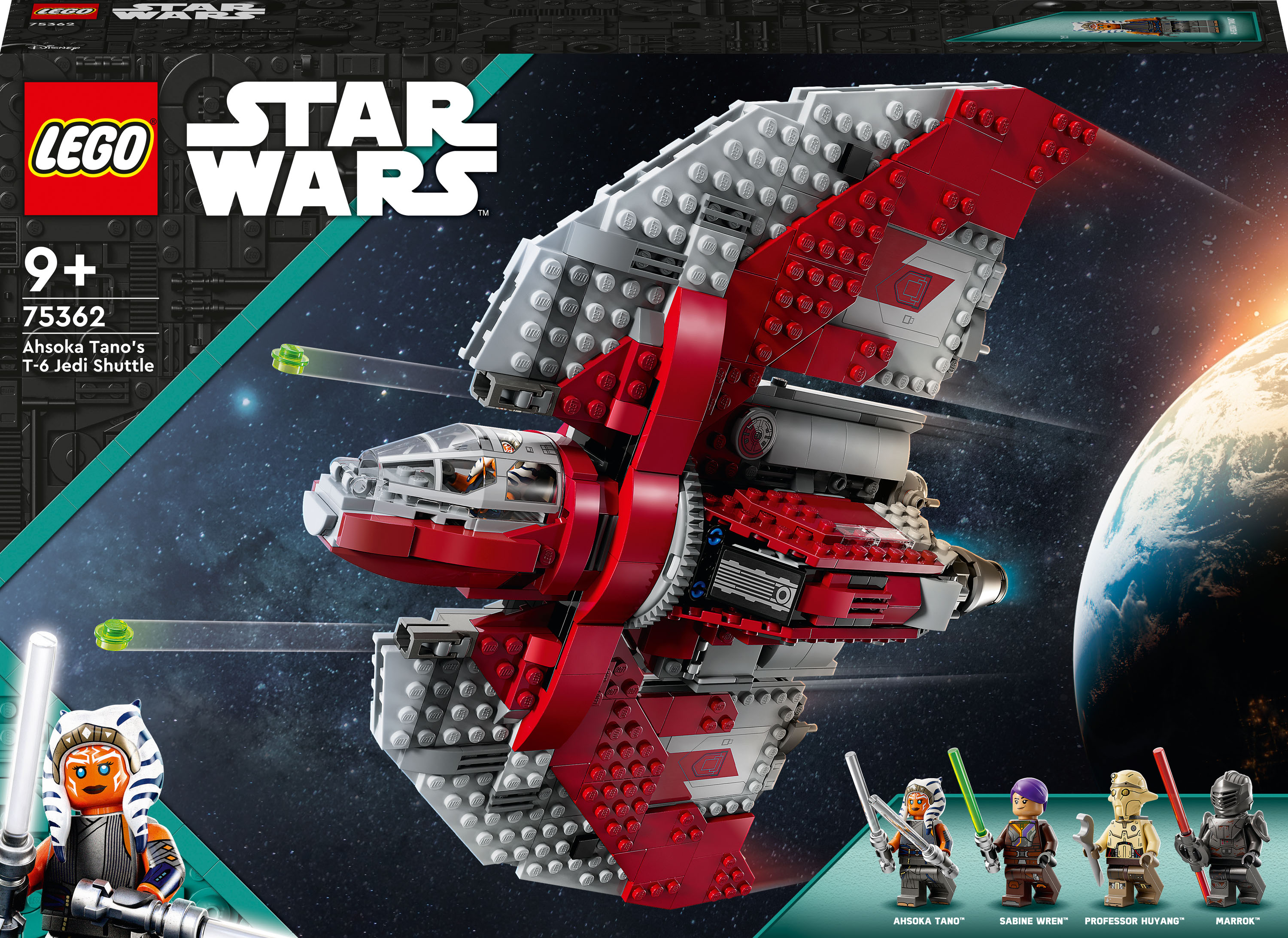 

Конструктор LEGO Star Wars Шатл джедаїв Т-6 Асоки Тано (75362)