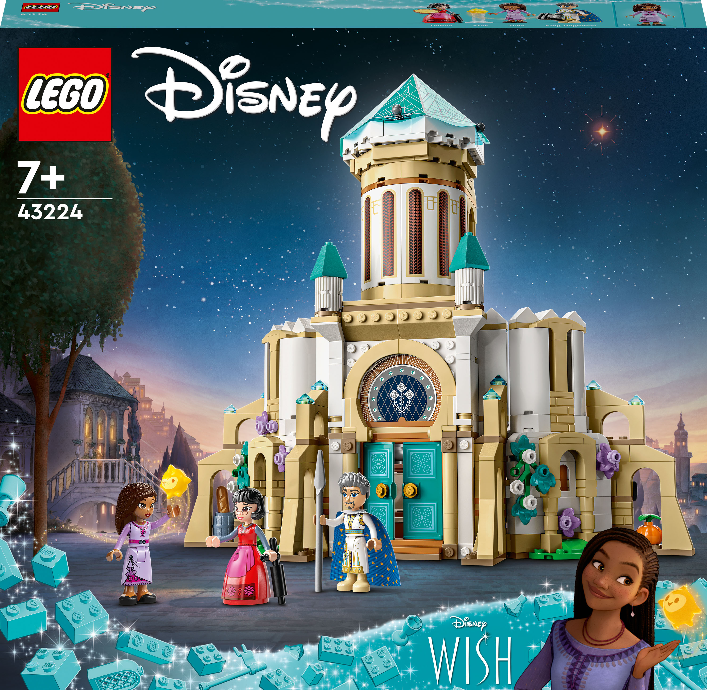 Акція на Конструктор LEGO │ Disney Замок короля Маґніфіко (43224) від Будинок іграшок