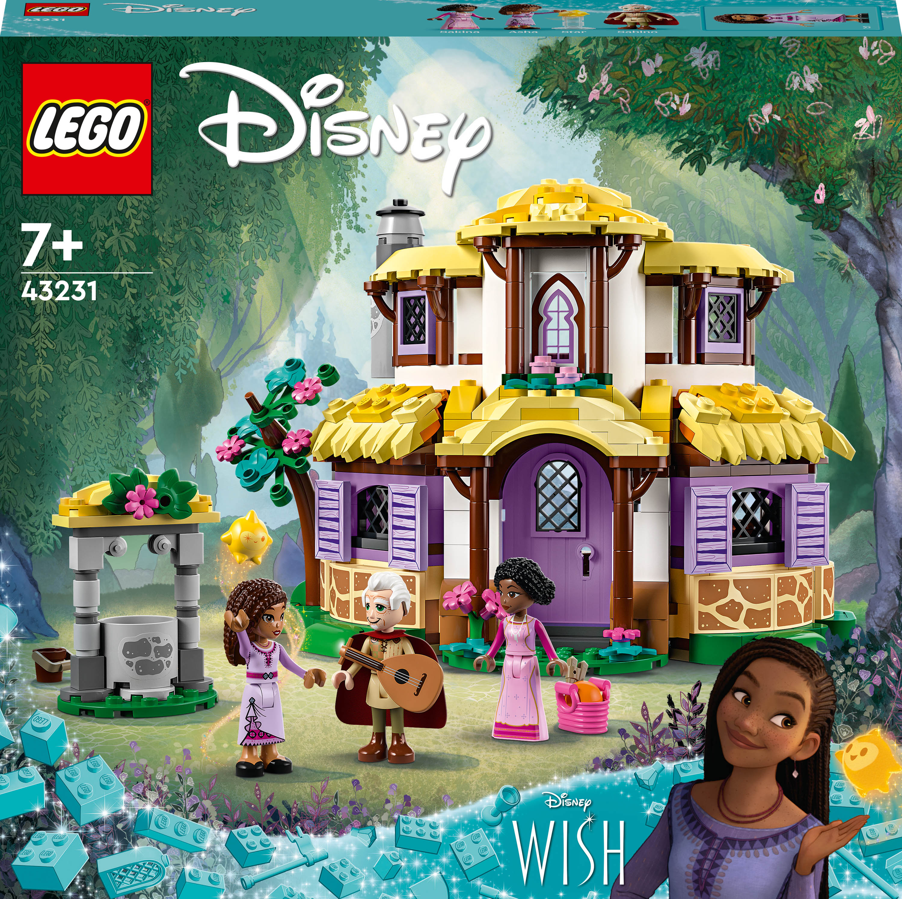 Акція на Конструктор LEGO│Disney Будиночок Аші (43231) від Будинок іграшок