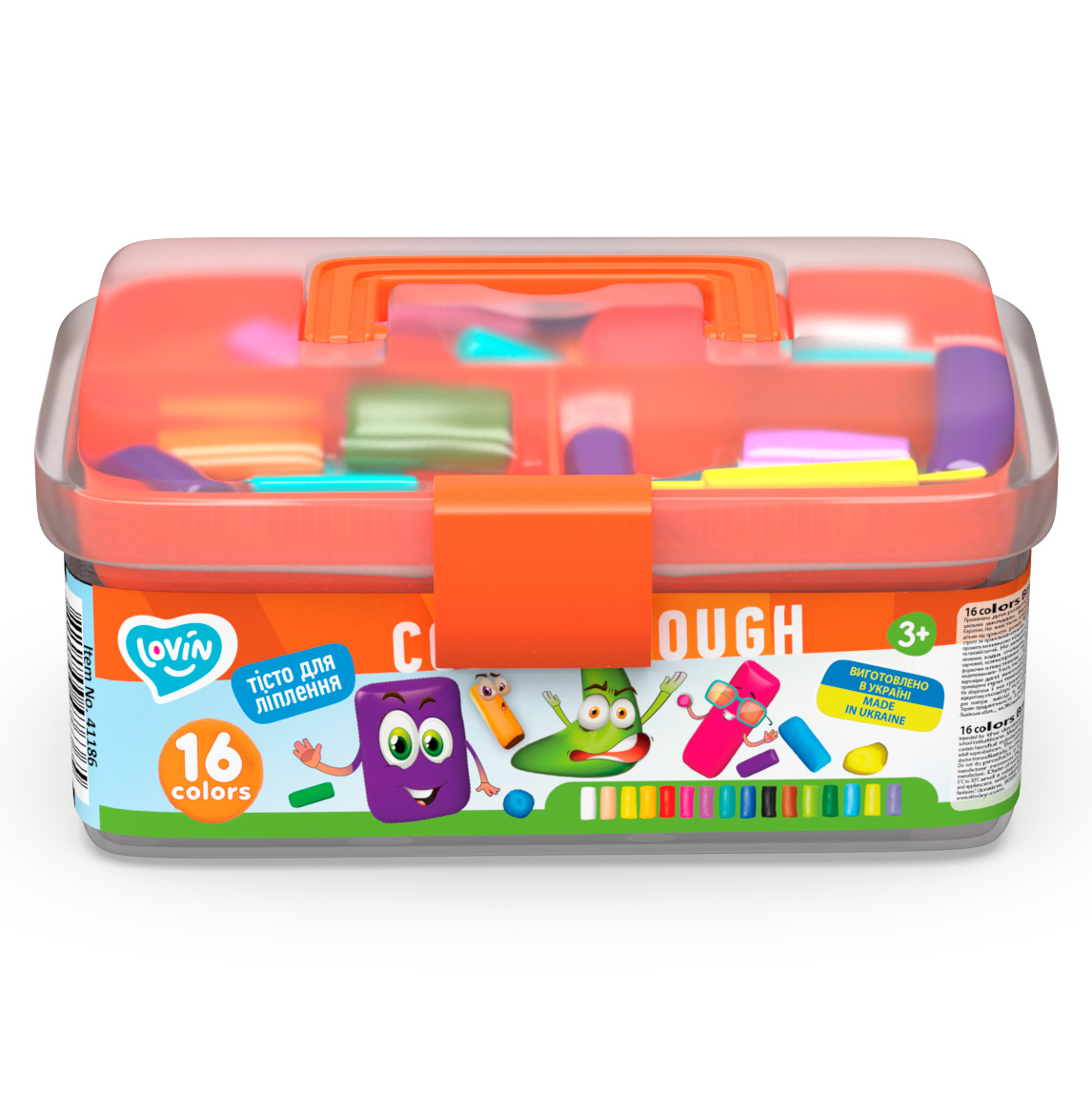 

Набір для ліплення Lovin 16 colors box (41186)