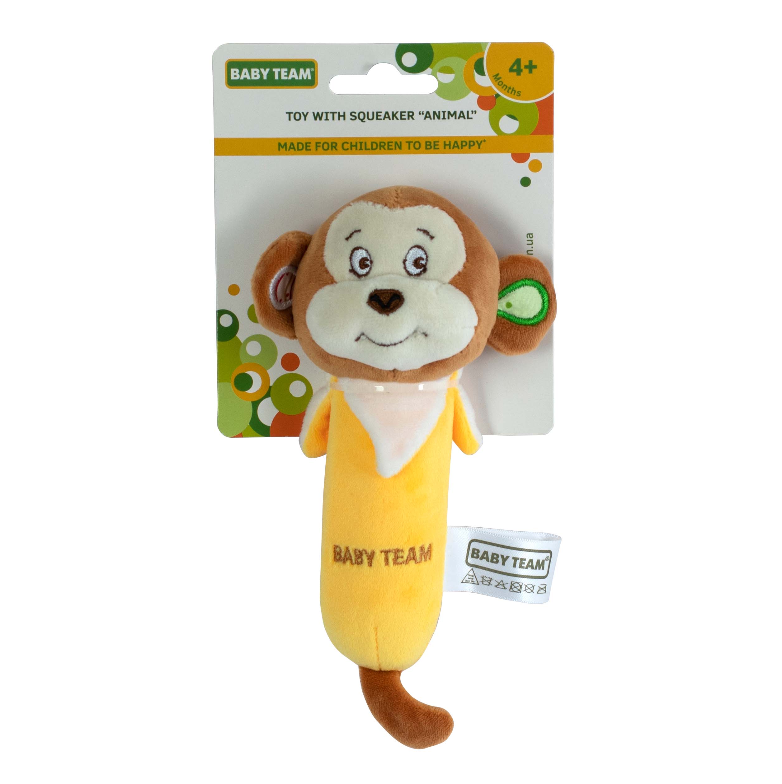 

Іграшка з пищалкою Baby Team Мавпочка (8507/8507-4)