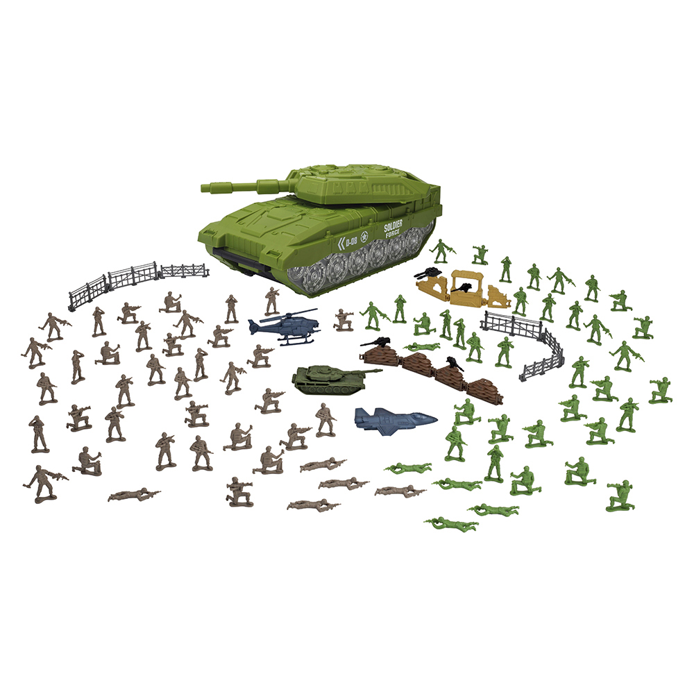 Акція на Ігровий набір Chap Mei Солдати Місія танк (545334) від Будинок іграшок