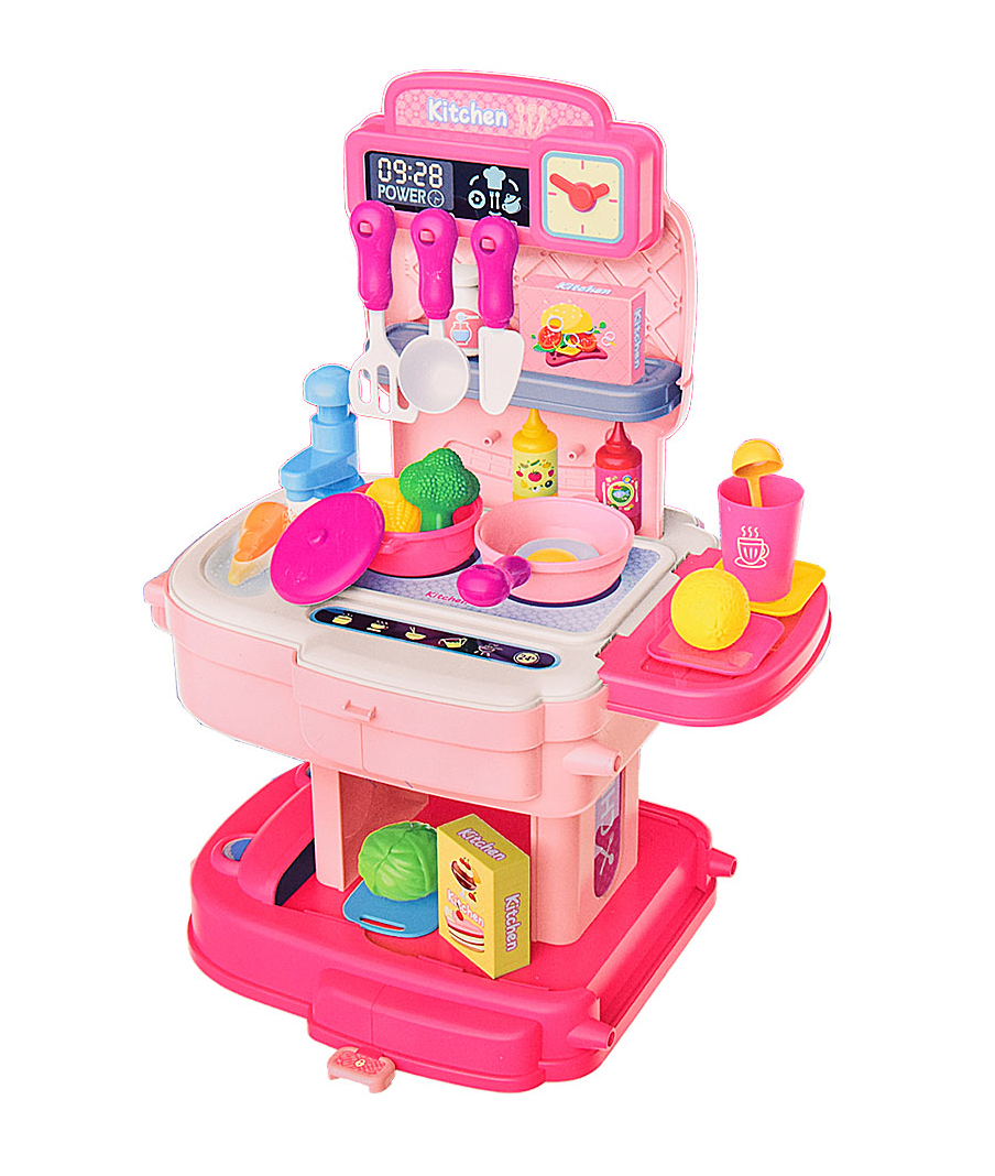 

Ігровий набір Shantou Jinxing Кухня-рюкзачок рожевий (8777P/87P/2)