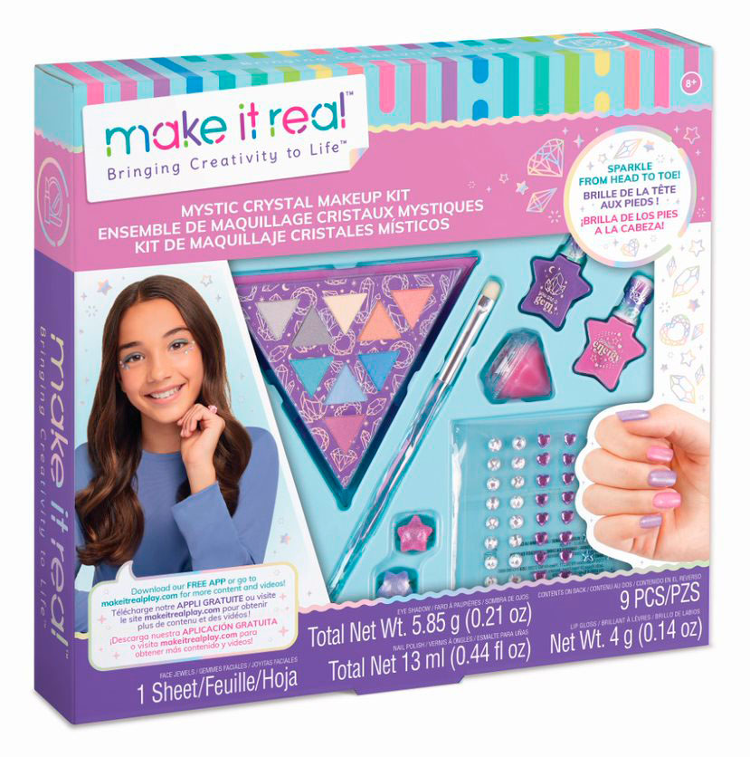 Акція на Великий набір дитячої косметики Make it Real Магічний кристал (MR2466) від Будинок іграшок