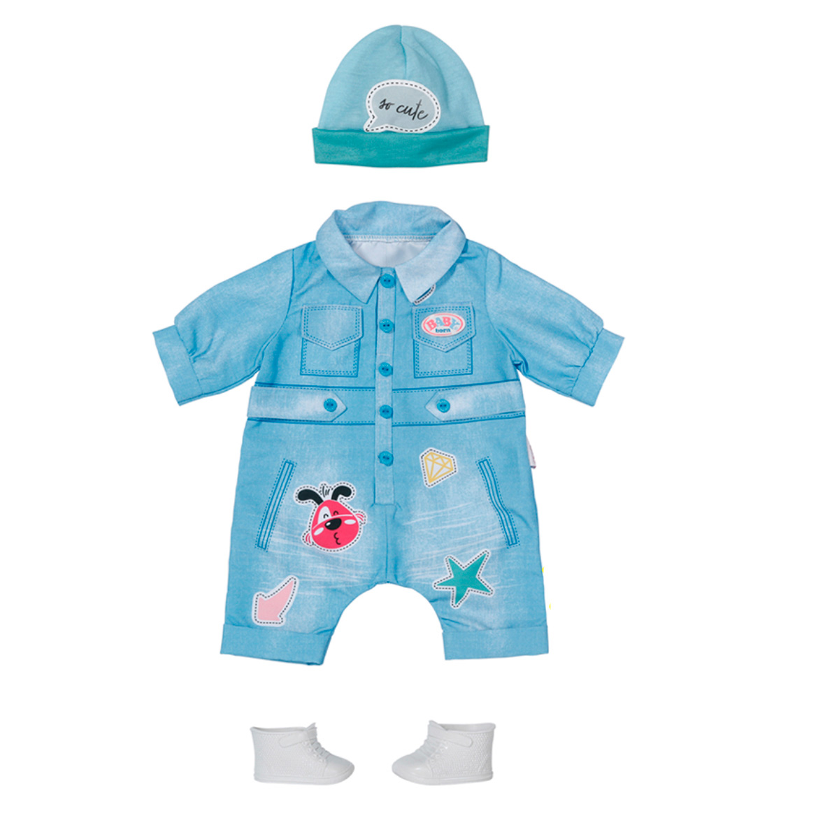 Акция на Набір одягу для ляльки Baby Born Джинсовий стиль (832592) от Будинок іграшок