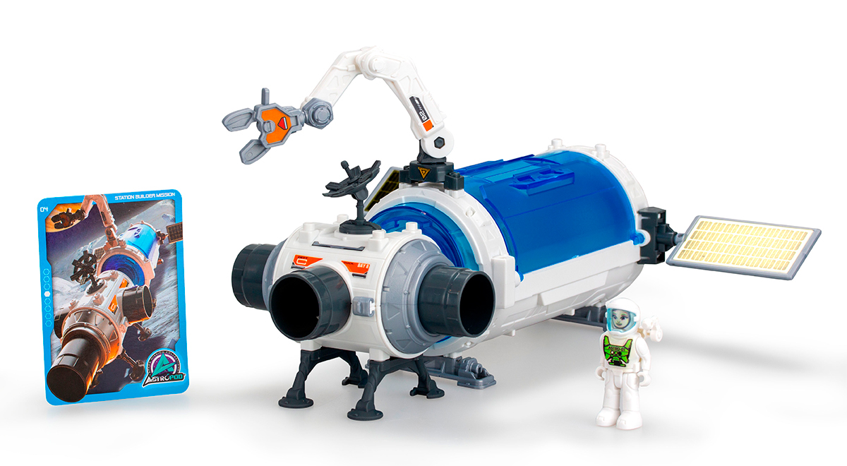 Акція на Ігровий набір Astropod Місія Побудуй модульну космічну станцію (80336) від Будинок іграшок