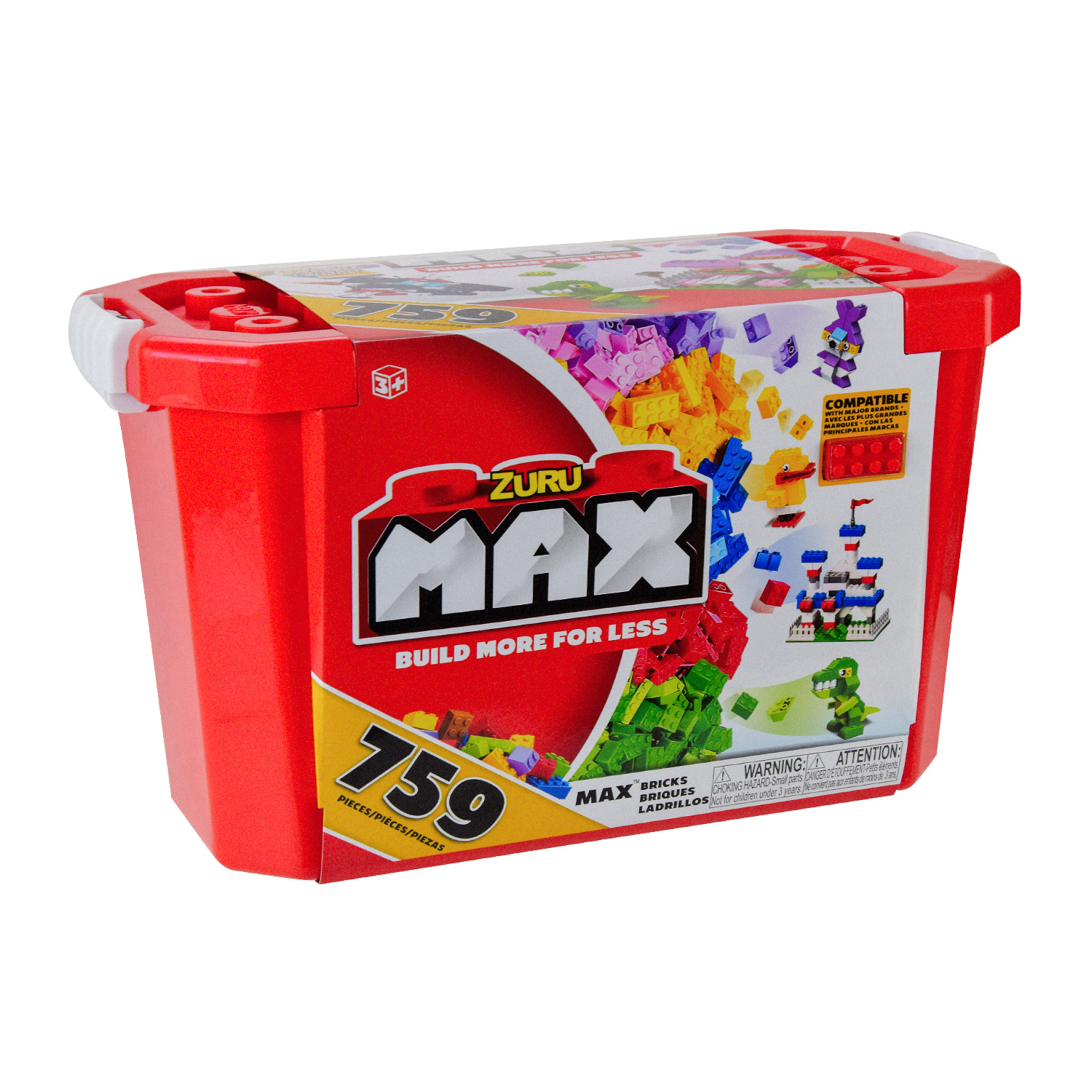 Акция на Конструктор Zuru Max у контейнері 759 деталей (8347) от Будинок іграшок