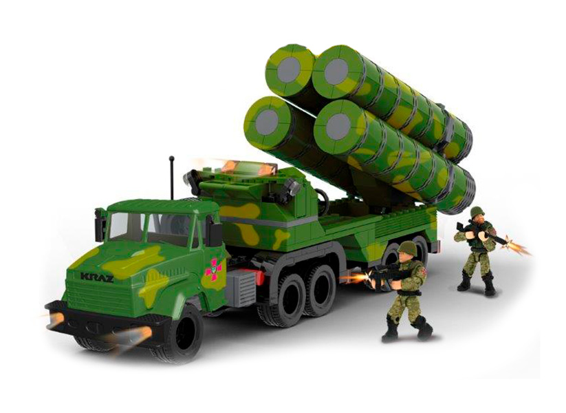 Акція на Конструктор IBLOCK Армія КрАЗ ПВО (PL-921-470) від Будинок іграшок