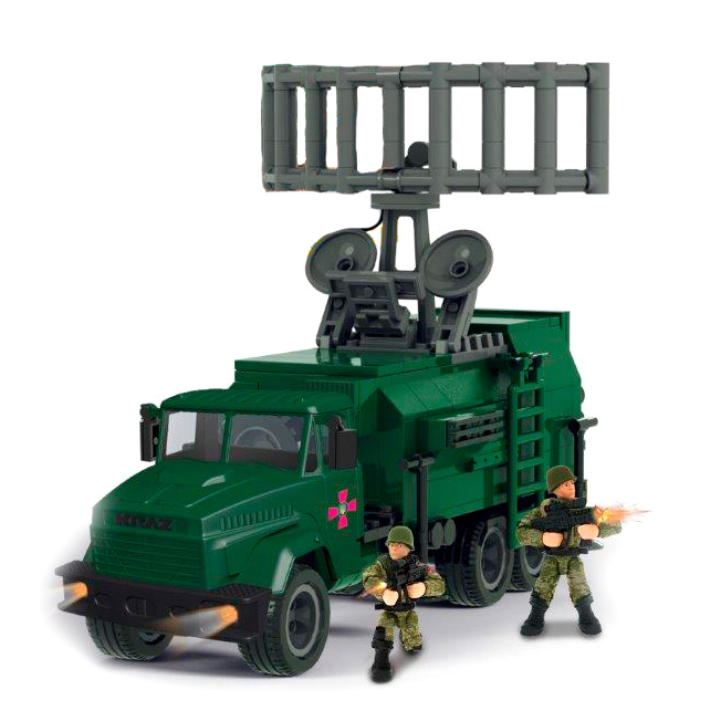 Акція на Конструктор IBLOCK Армія КрАЗ РЕБ (PL-921-471) від Будинок іграшок