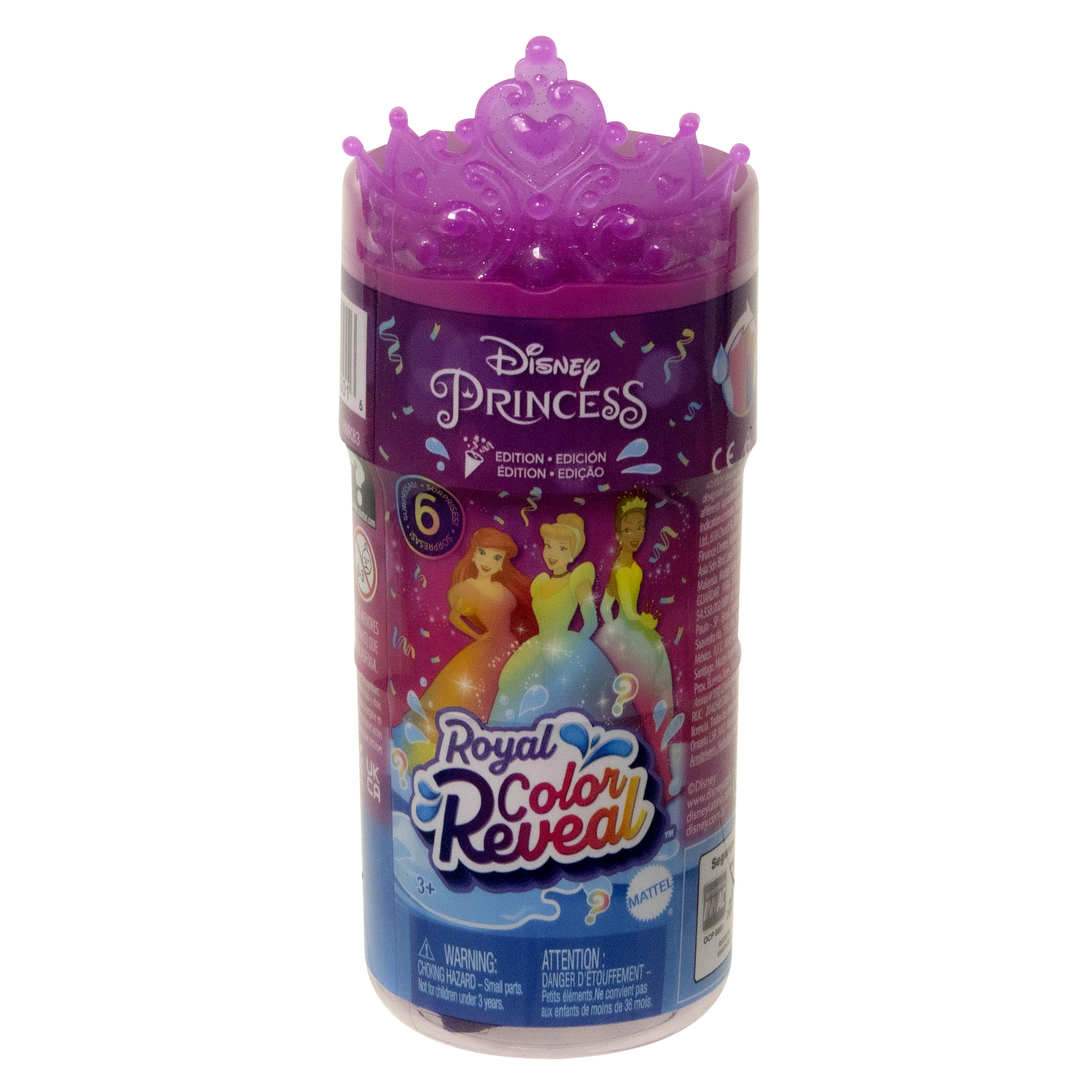 Акция на Набір-сюрприз Disney Princess Royal Color Reveal Мінілялька-принцеса (HMK83) от Будинок іграшок