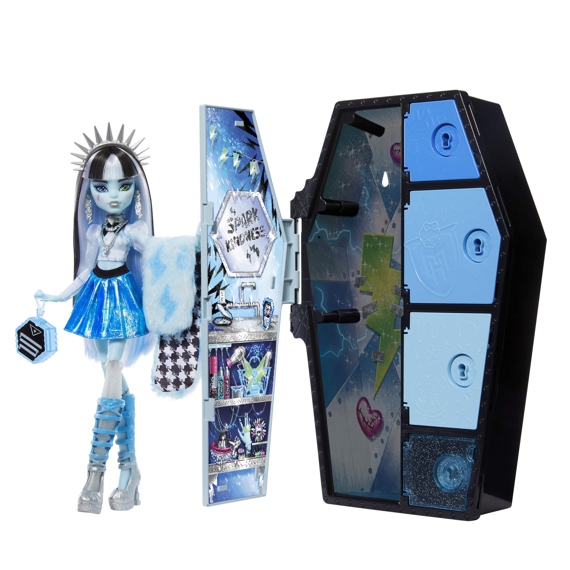 

Набір-сюрприз Monster High Відпадний стиль Жахо-секрети Френкі (HNF75)