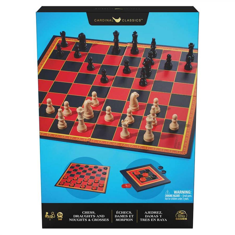 Акция на Ігровий набір Spin Master Шахи шашки та хрестики-нулики (SM98377/6065336) от Будинок іграшок