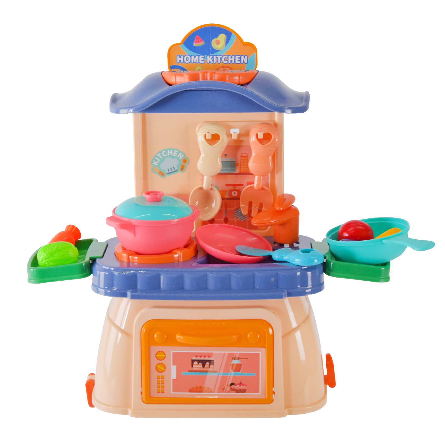 

​Ігровий набір Shantou Jinxing Home kitchen 3 в 1 синій (L666-74A/77A/2)