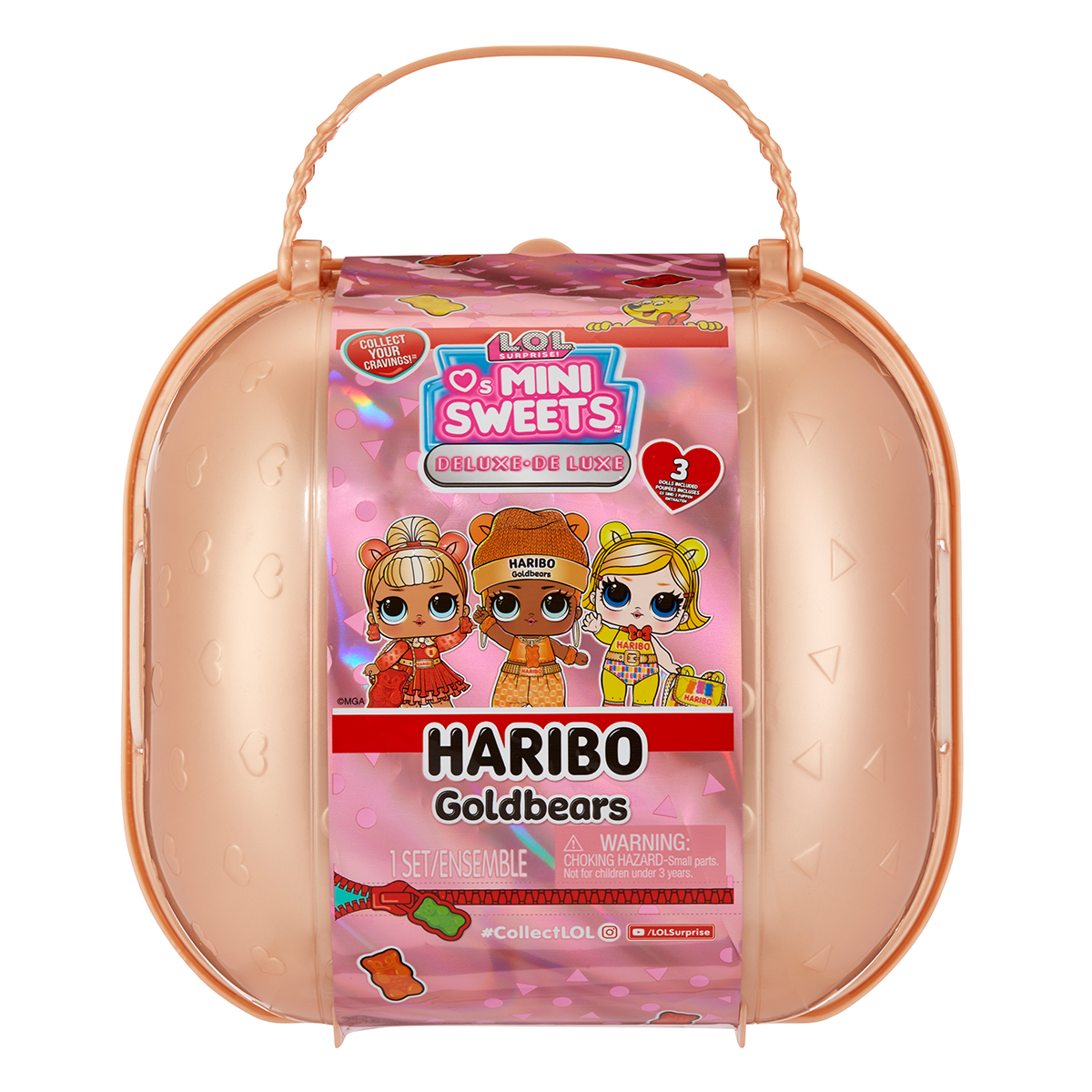 Акція на Ігровий набір LOL Surprise Loves Mini sweets Haribo Deluxe Золоті ведмедики (119906) від Будинок іграшок