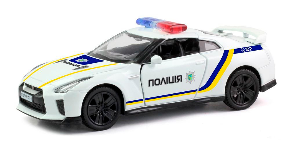 

Автомодель Uni-Fortune Nissan GT-R Ukrainian Police Car (554033P)