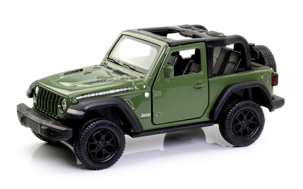 

Автомодель Uni-Fortune Jeep Rubicon 2021 з відкритим верхом зелений (554060NT/1)