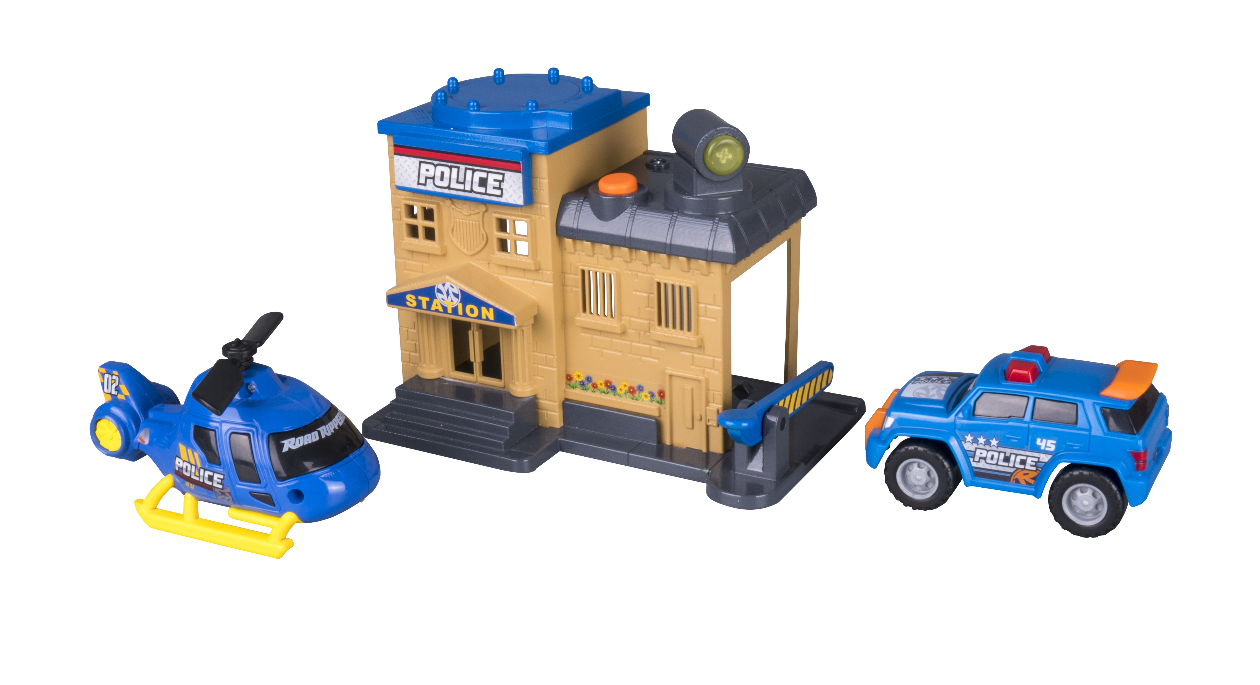 Акція на Ігровий набір Road Rippers Mini city playsets Police depot (20551) від Будинок іграшок