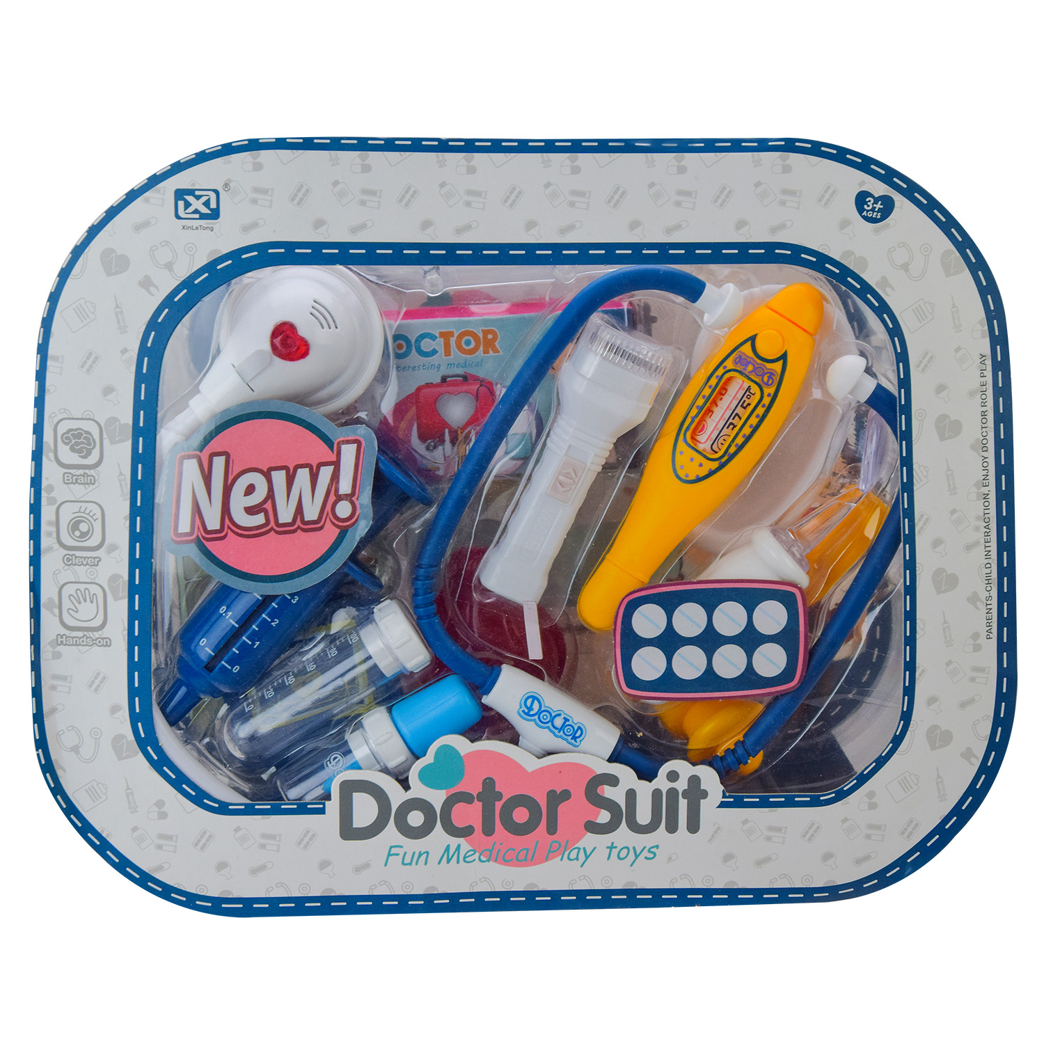 

Набір лікаря Shantou Jinxing Doctor suit (8827-1)