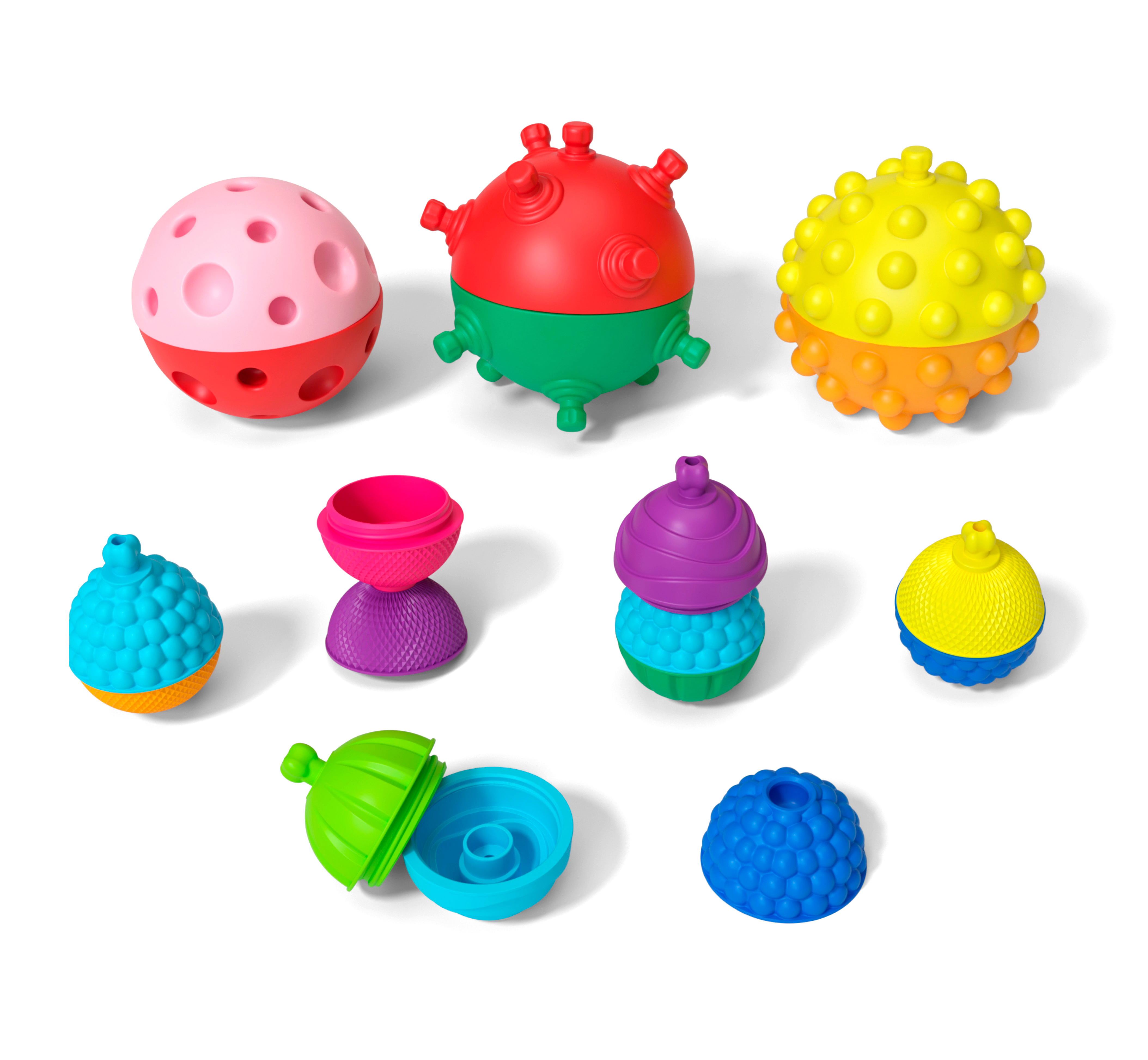 Акция на Розвиваюча іграшка Lalaboom 2 м'ячики та намистинки (BL900) от Будинок іграшок