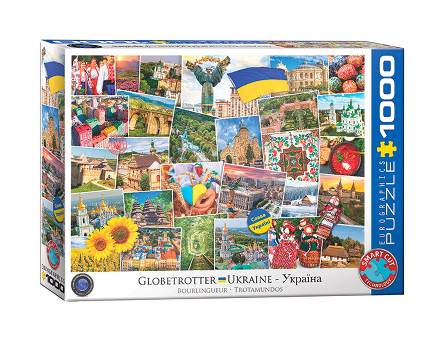 

Пазл Eurographics Слава Україні 1000 елементів (6000-5753)