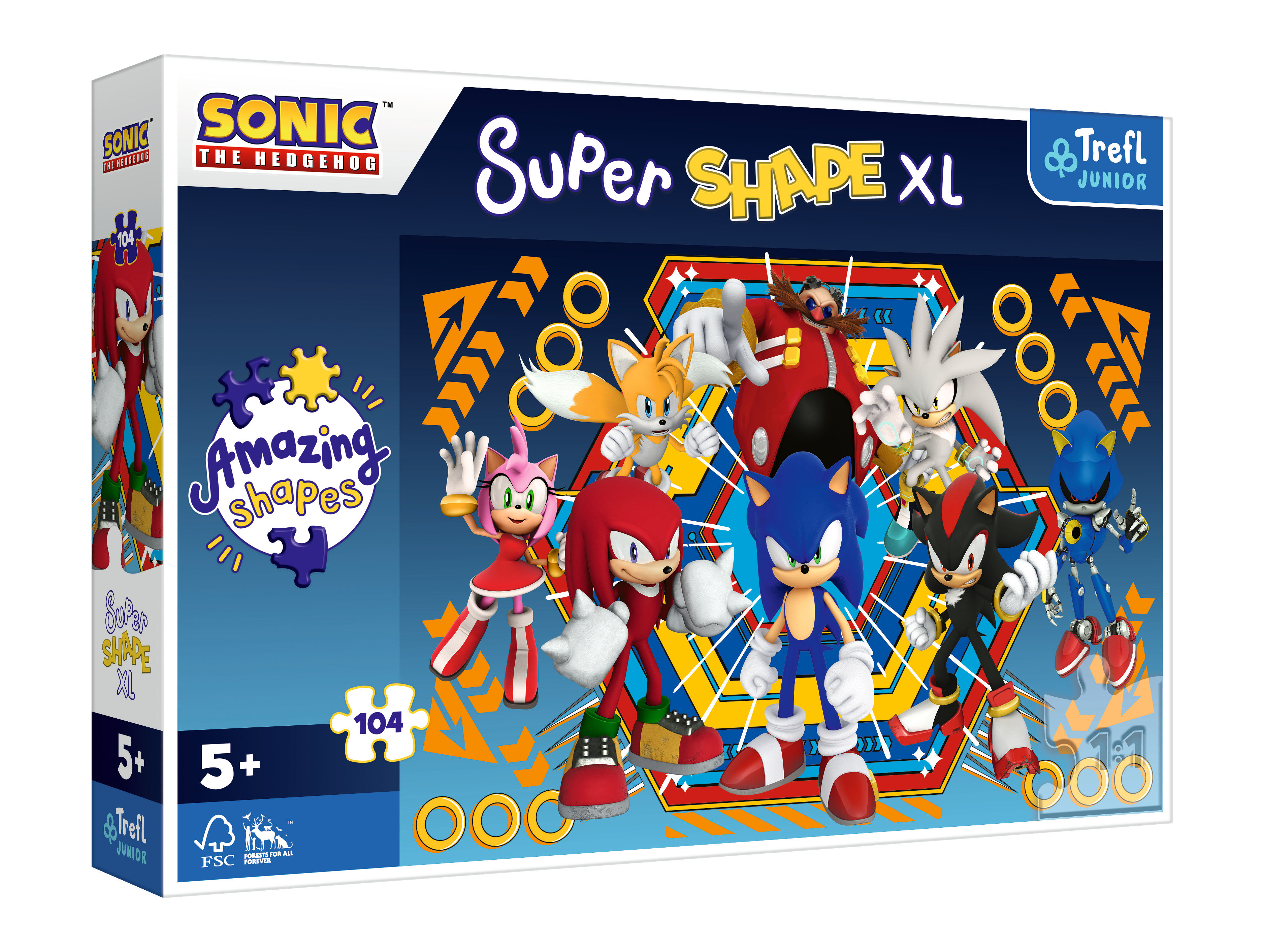 

Пазл Trefl Super shape XL Світ Соніка 104 елемента (50032)