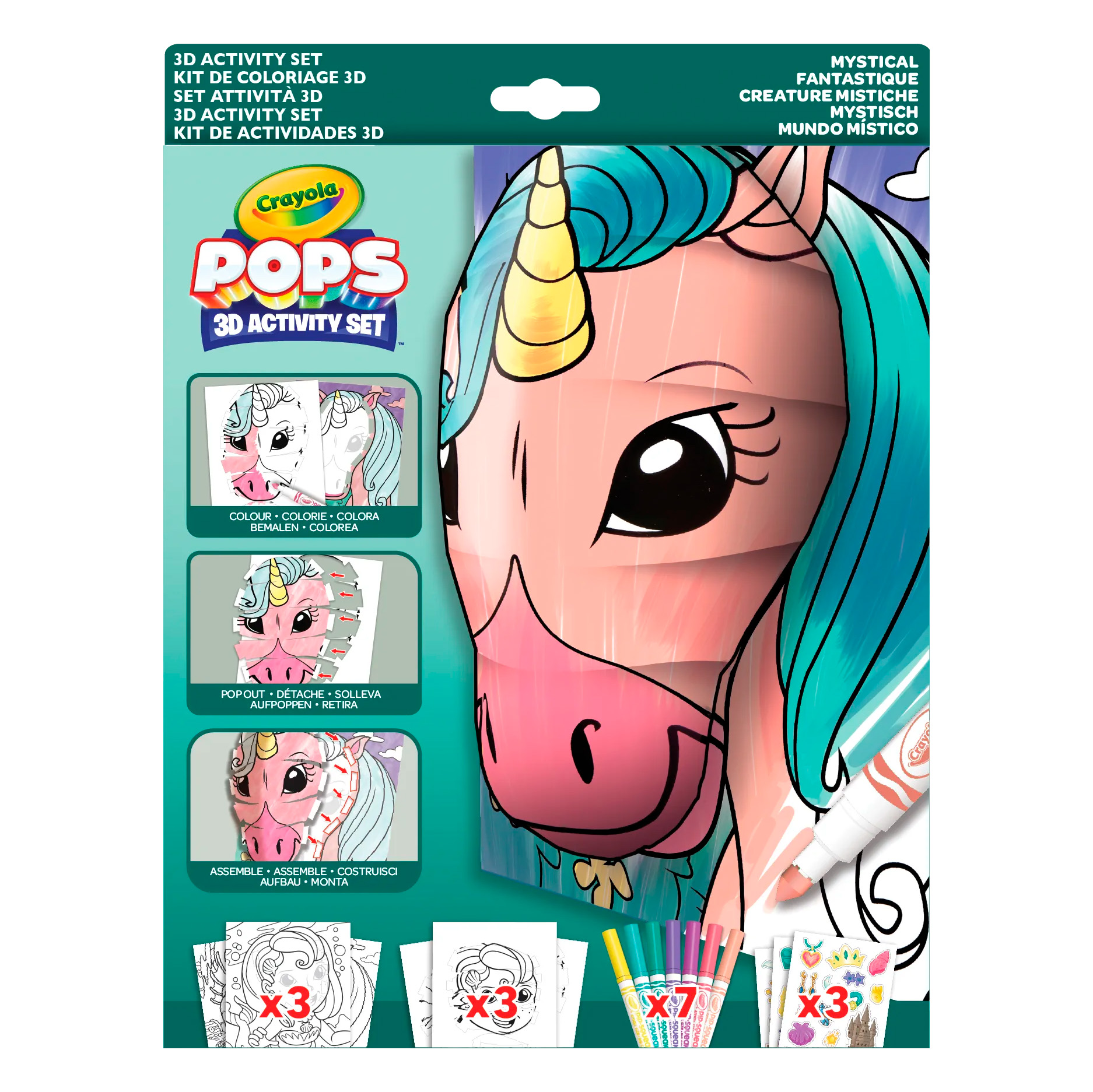 

Набір для творчості Crayola Pops 3D Містичні створіння (04-2803)