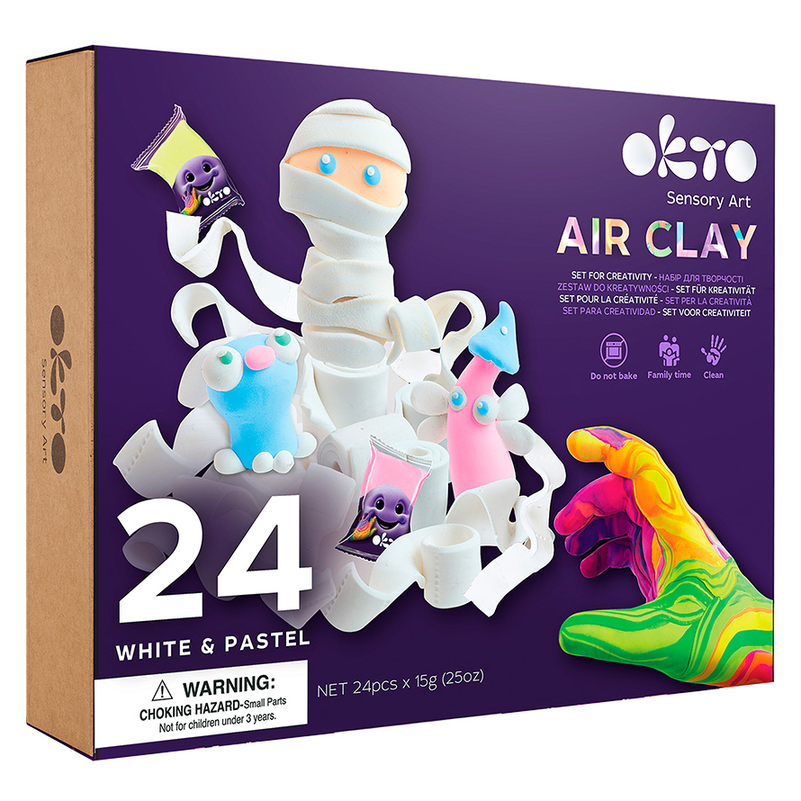 

Набір для творчості OKTO White and pastel 24 кольори (20024)