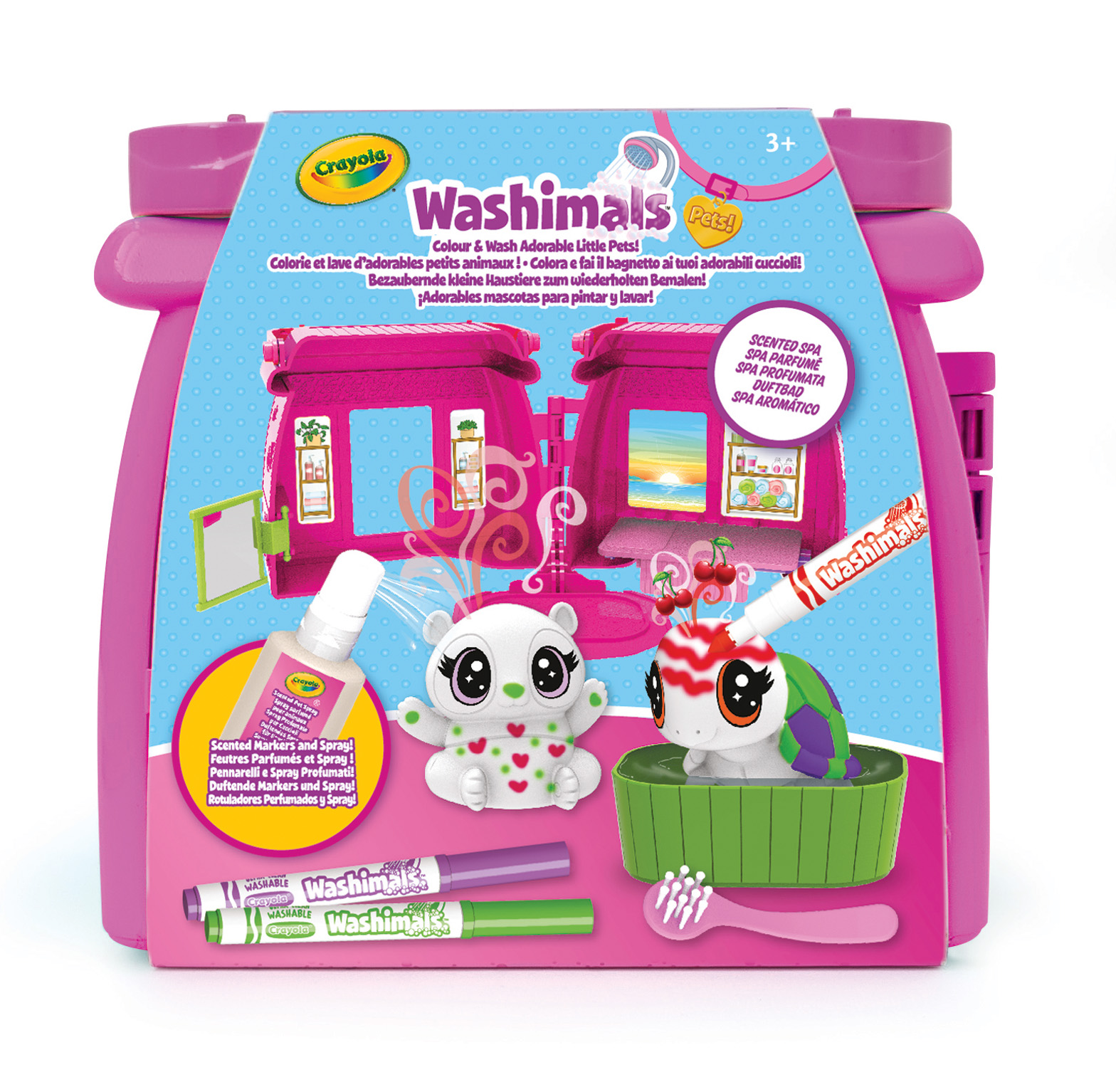 

Набір для творчості Crayola Washimals Спа салон (74-7475)
