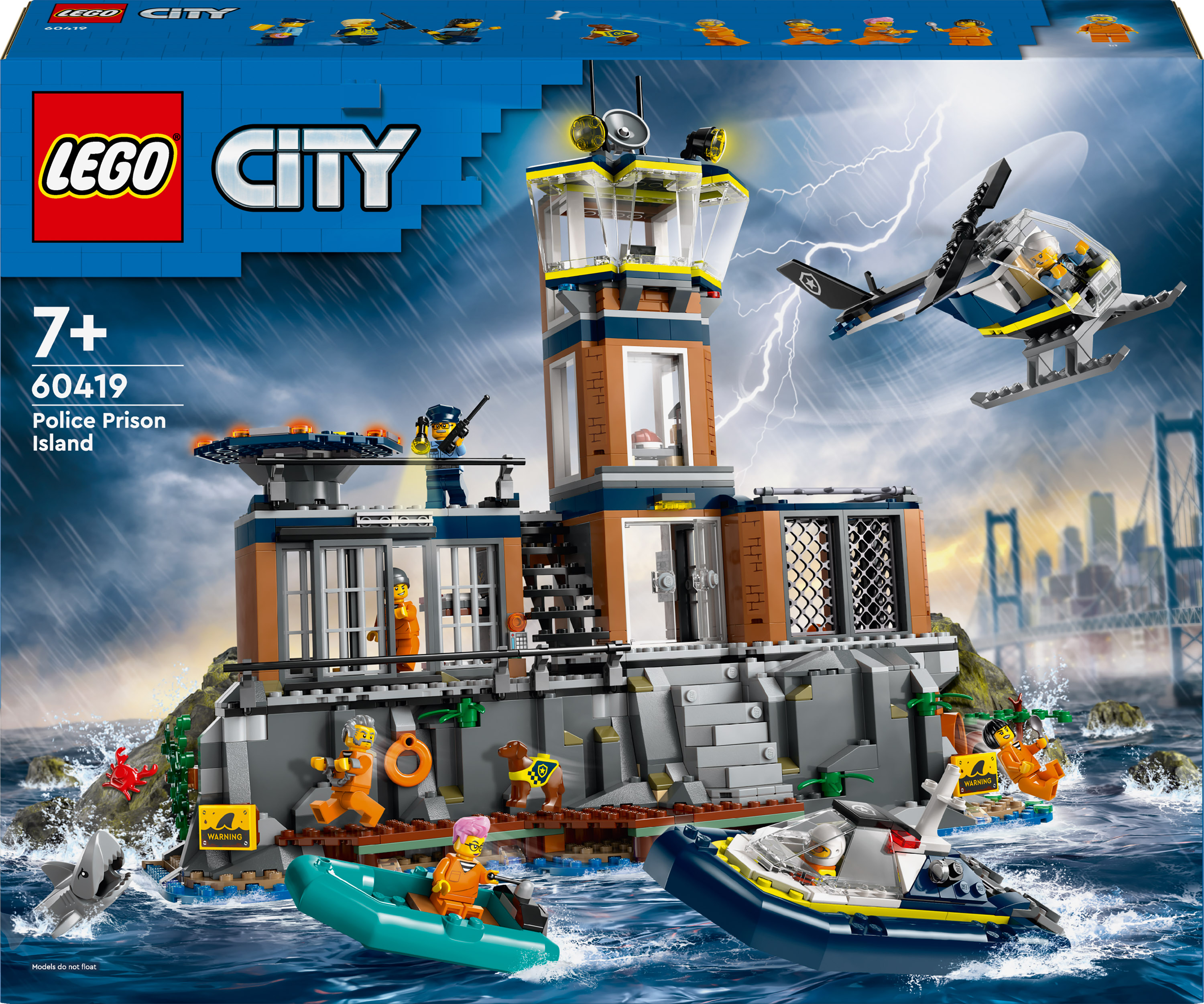 Акція на Конструктор LEGO City Поліцейський острів-в'язниця (60419) від Будинок іграшок