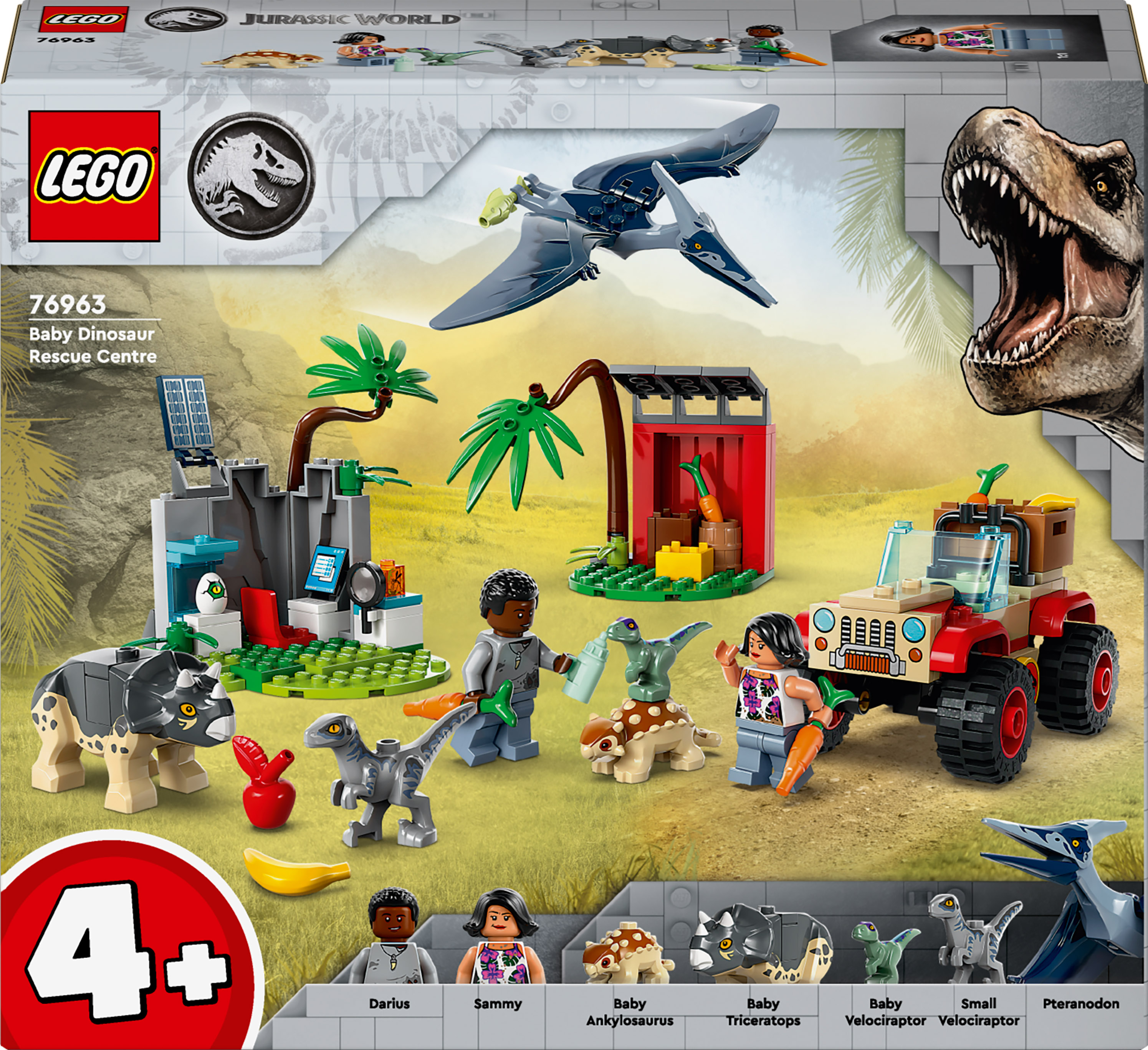 Конструктор LEGO Jurassic World Центр спасения малышей динозавров