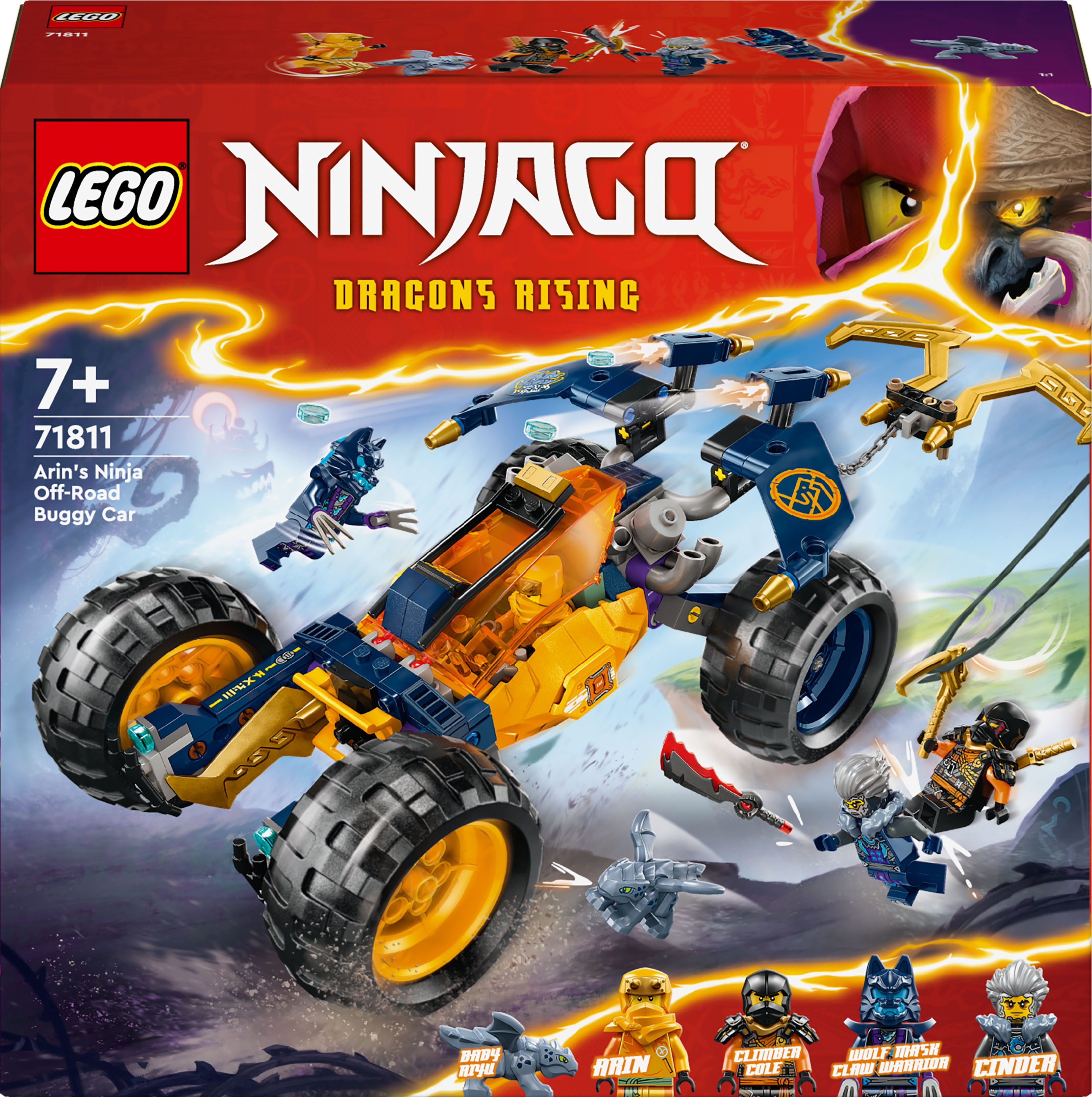 Конструктор LEGO NINJAGO Багі для бездоріжжя ніндзя Арін (71811