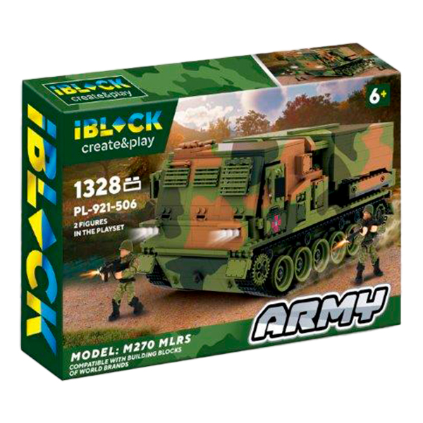 Акція на Конструктор IBLOCK Армія M270 MLRS (PL-921-506) від Будинок іграшок