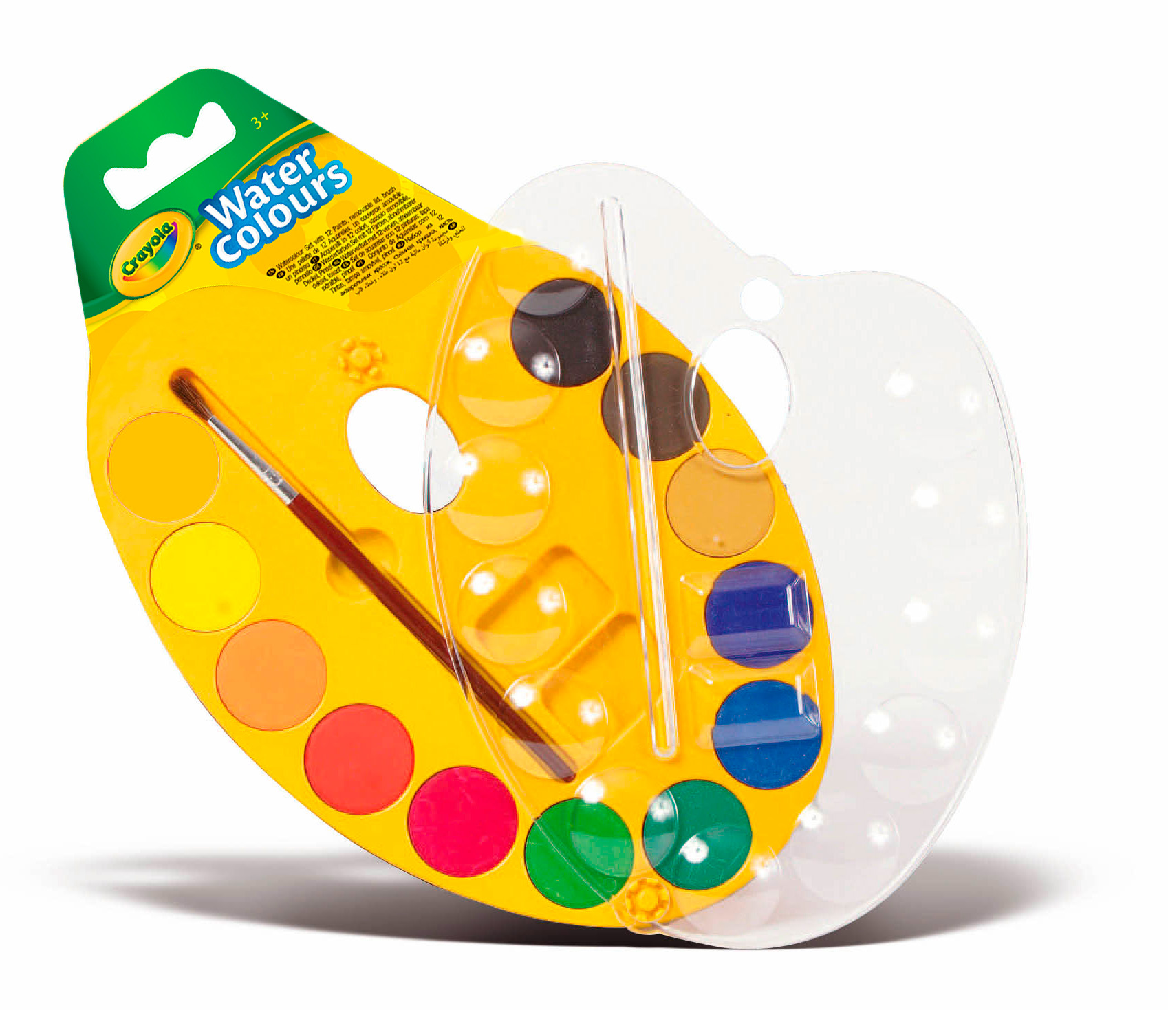 

Палітра акварельних фарб Crayola з пензликом 12 шт (53-8434)