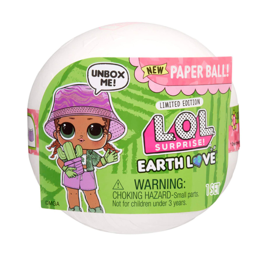 Акція на Ігровий набір LOL Surprise День Землі Дівчинка в  капелюсі фіолетовий (579557/1) від Будинок іграшок