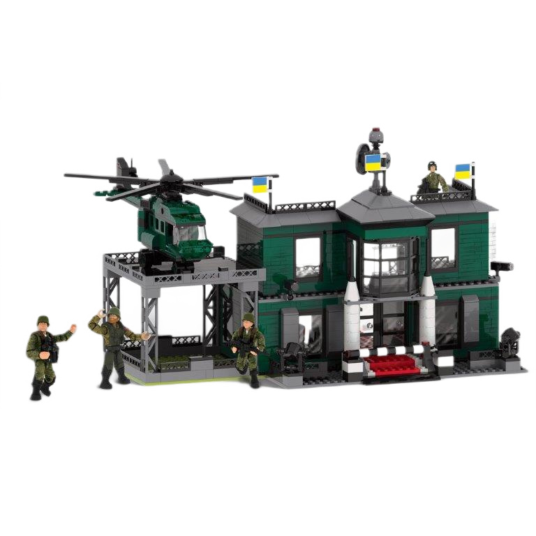 Акція на Конструктор IBLOCK Армія Штаб армії (PL-921-502) від Будинок іграшок