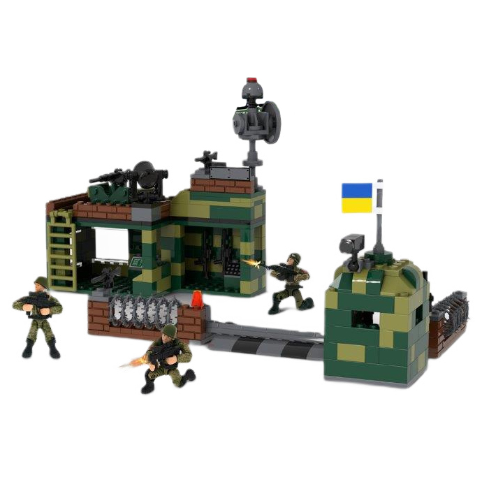 Акція на Конструктор IBLOCK Армія Військовий Блок пост (PL-921-493) від Будинок іграшок