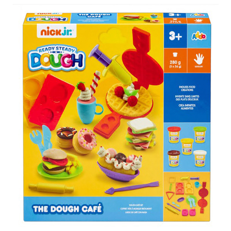 Акція на Набір пластиліну Addo Ready Steady Dough Кафе (318-13179-BN) від Будинок іграшок