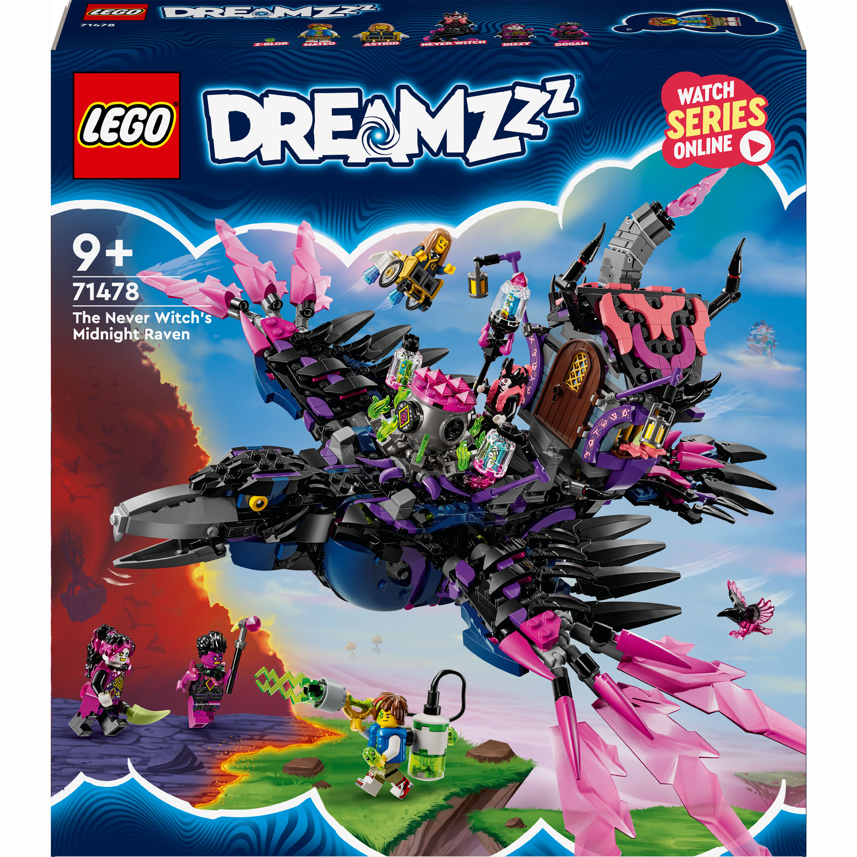 Конструктор LEGO DREAMZzz Полночный ворон Неведьмы (71478) купить