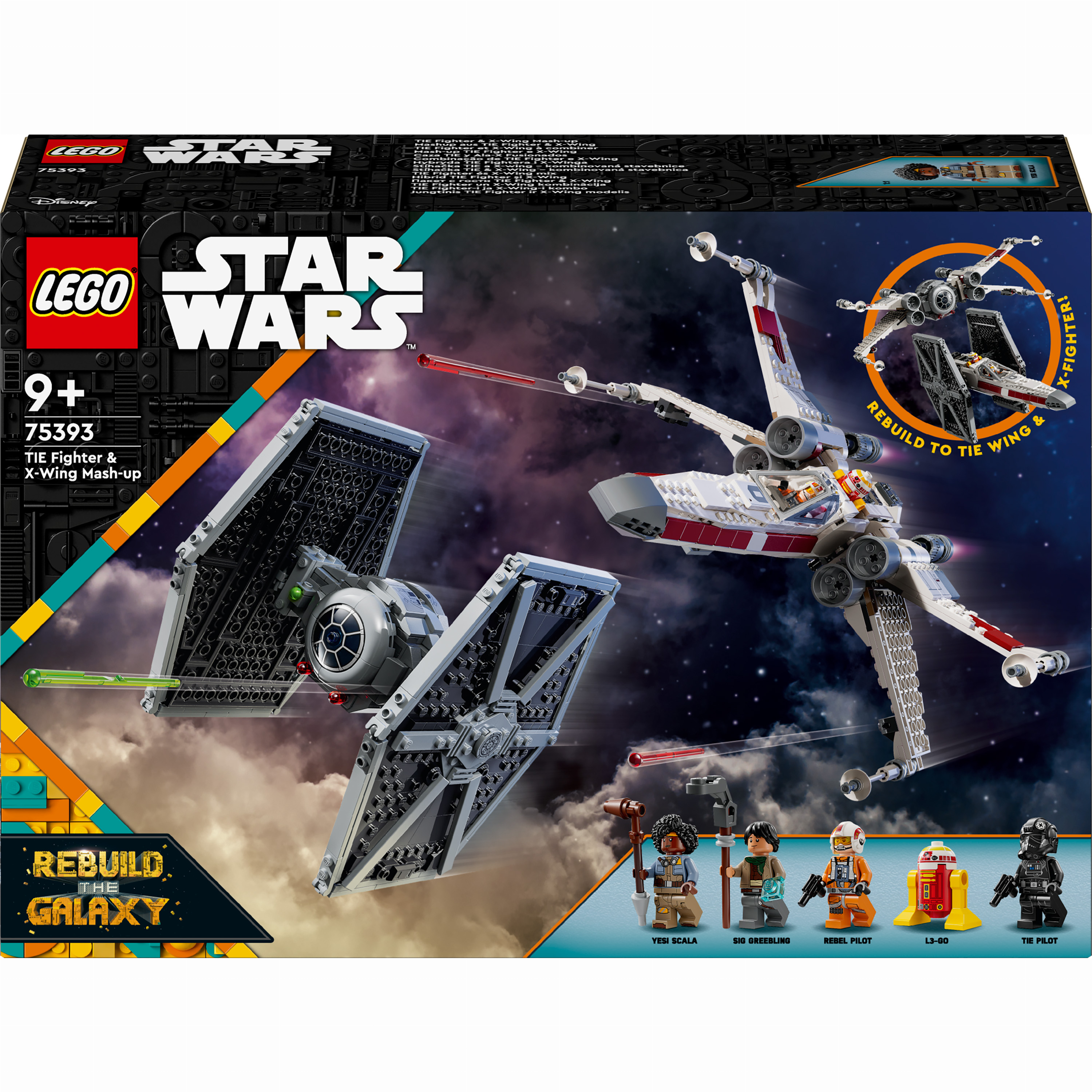 Конструктор LEGO Star Wars Сборный пакет «Истребитель TIE и