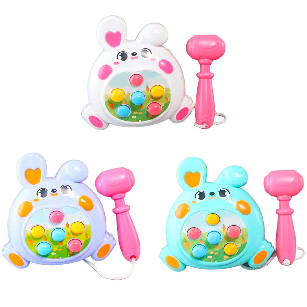 Розвиваюча іграшка WBX Зайчик з молоточком в асортименті (168-89
