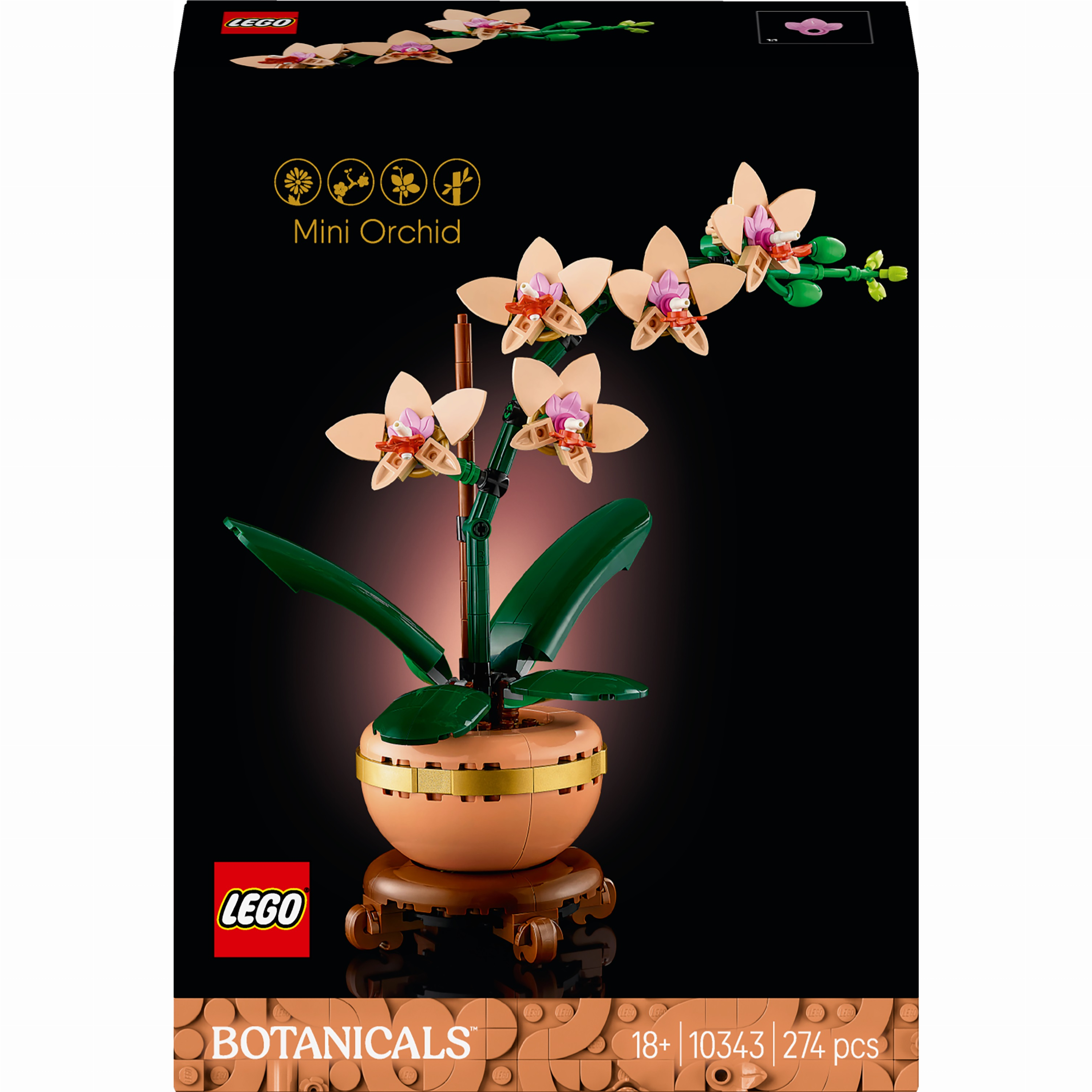 Конструктор LEGO Botanicals Мини орхидея (10343) купить в Киеве