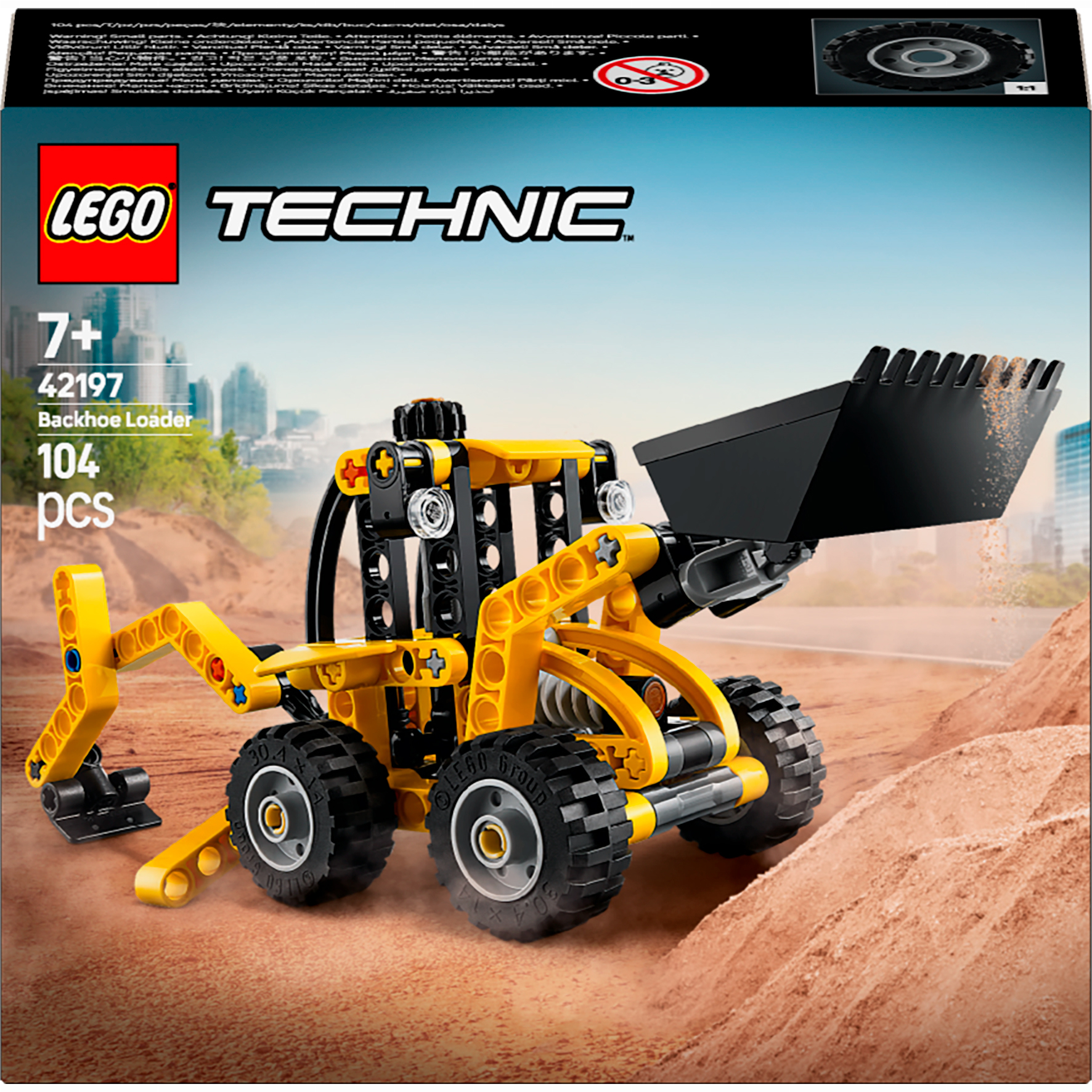 セット Конструктор LEGO Technic Екскаватор-навантажувач (42197) купити в