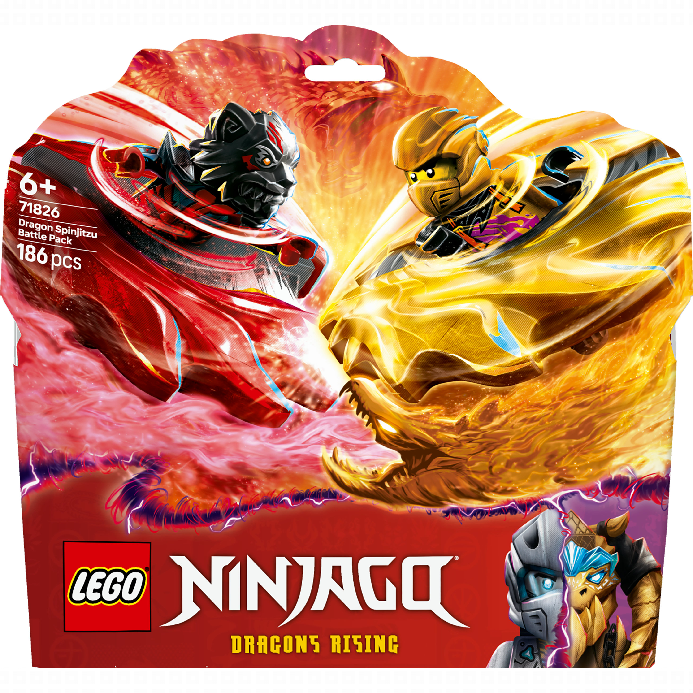 Конструктор LEGO NINJAGO Боевой набор дракона Спин-джитсу (71826